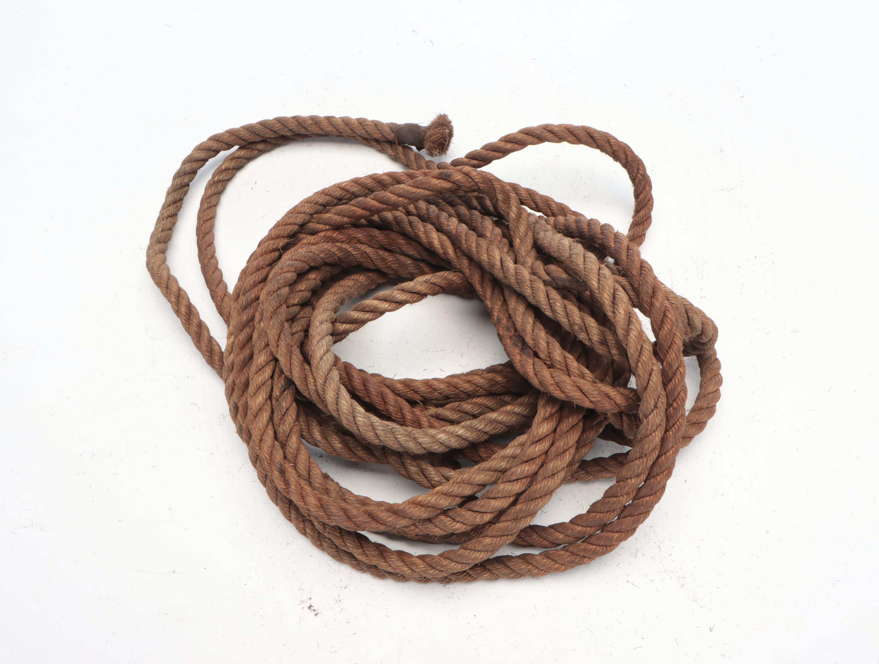 Hand-Braided Hemp Rope