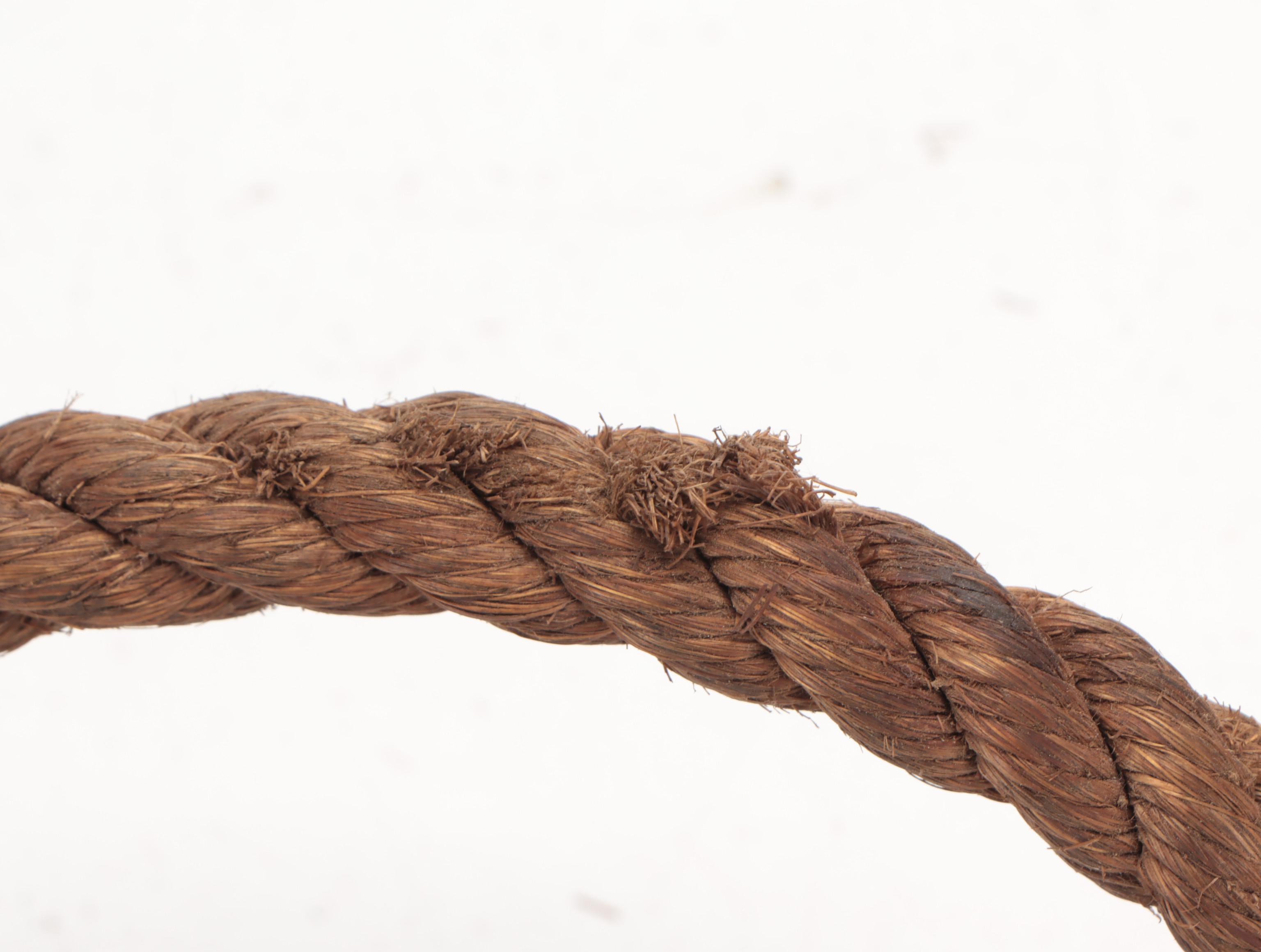 Hand-Braided Hemp Rope
