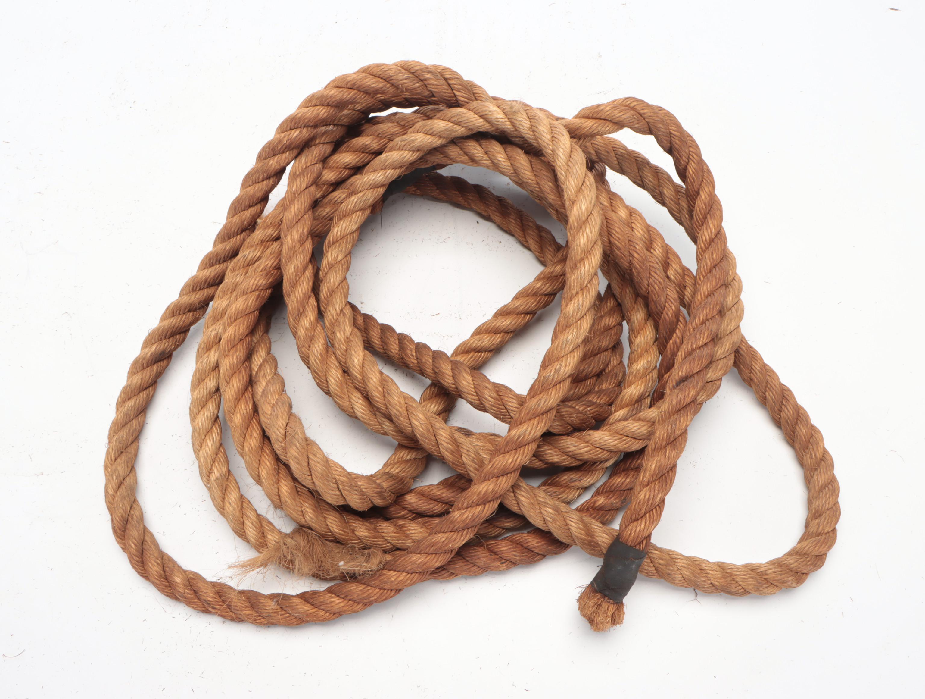 Hand-Braided Hemp Rope
