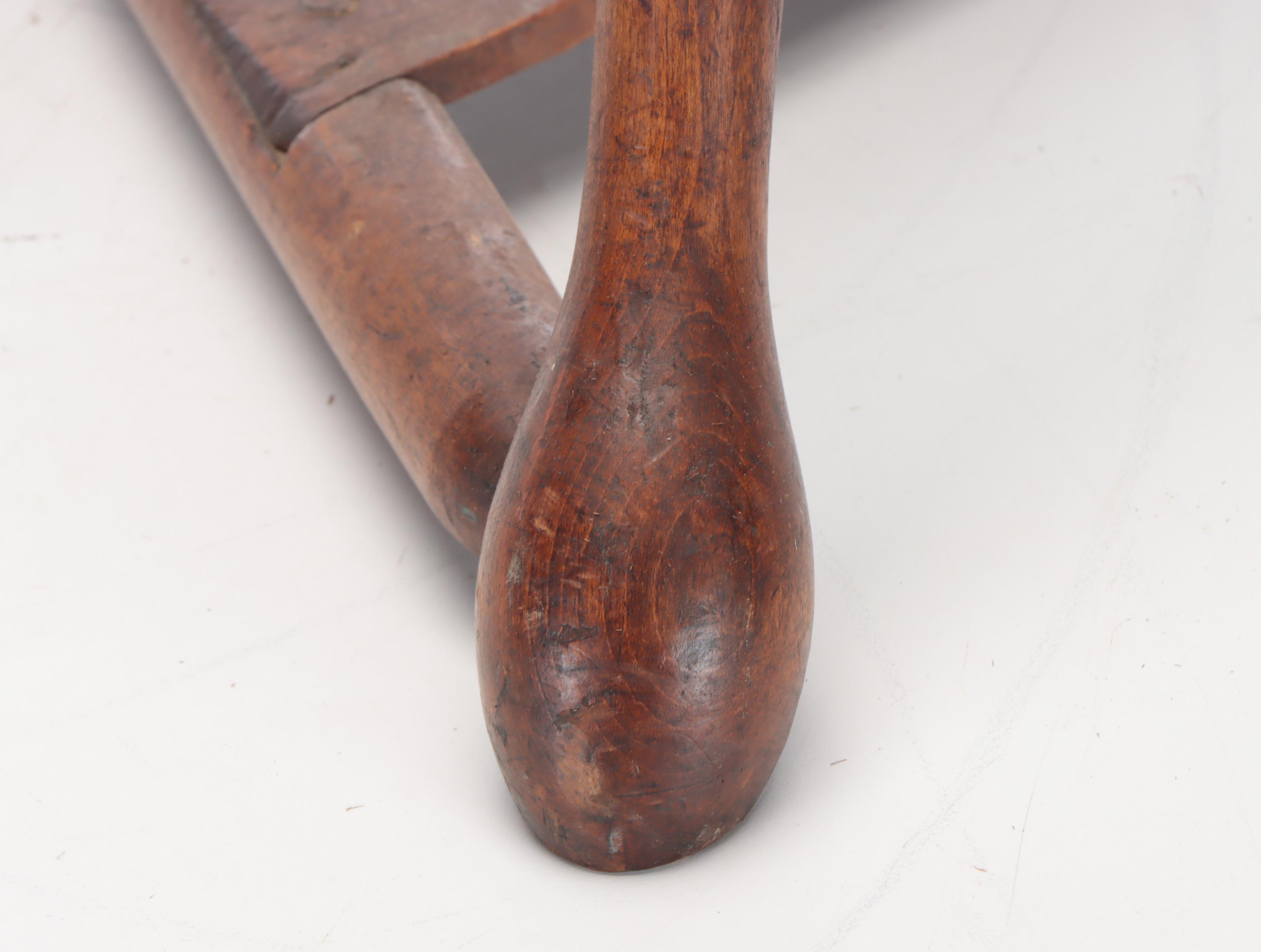 Primitive Spinning Wheel, Late 19th Century