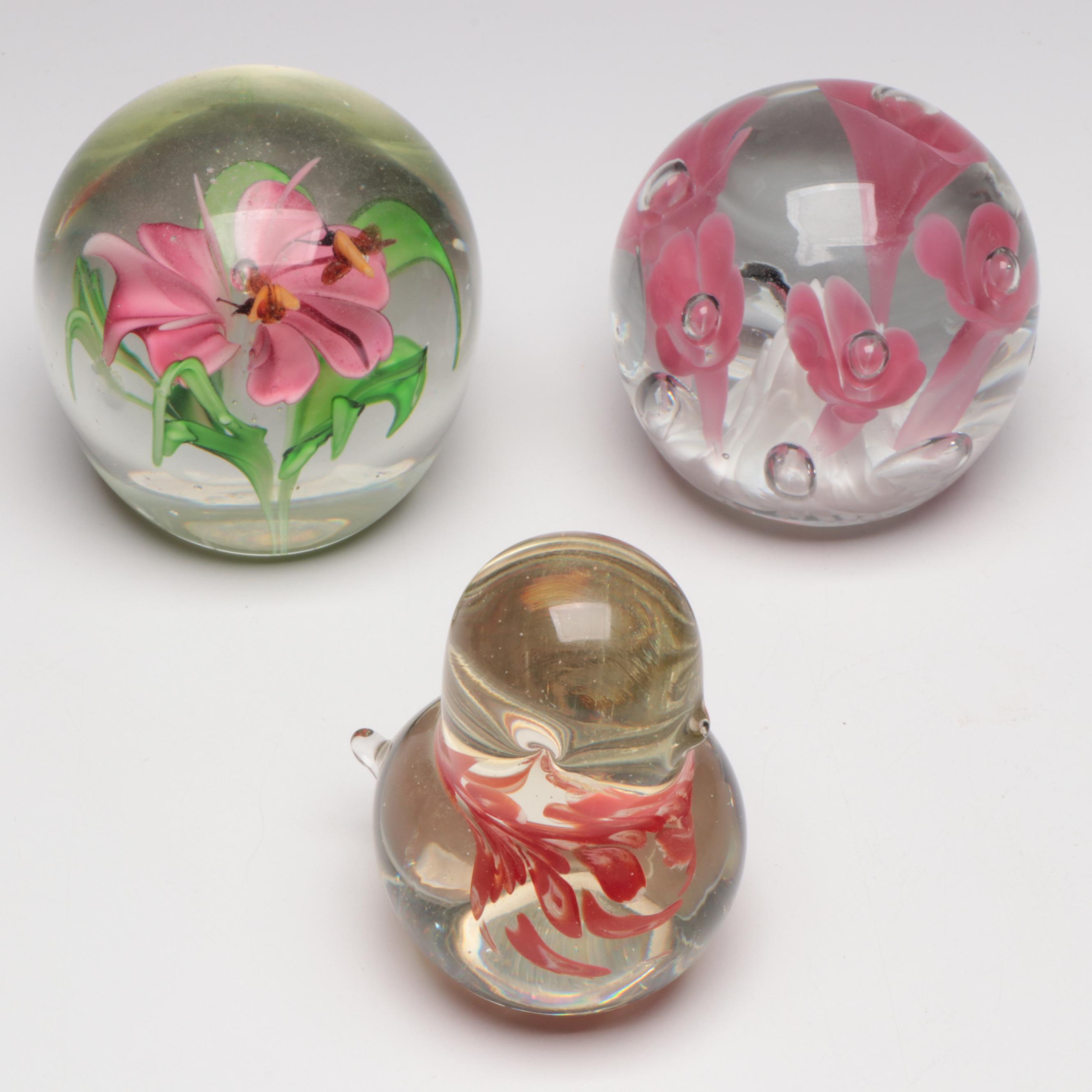 Handmade Art Glass Paperweights