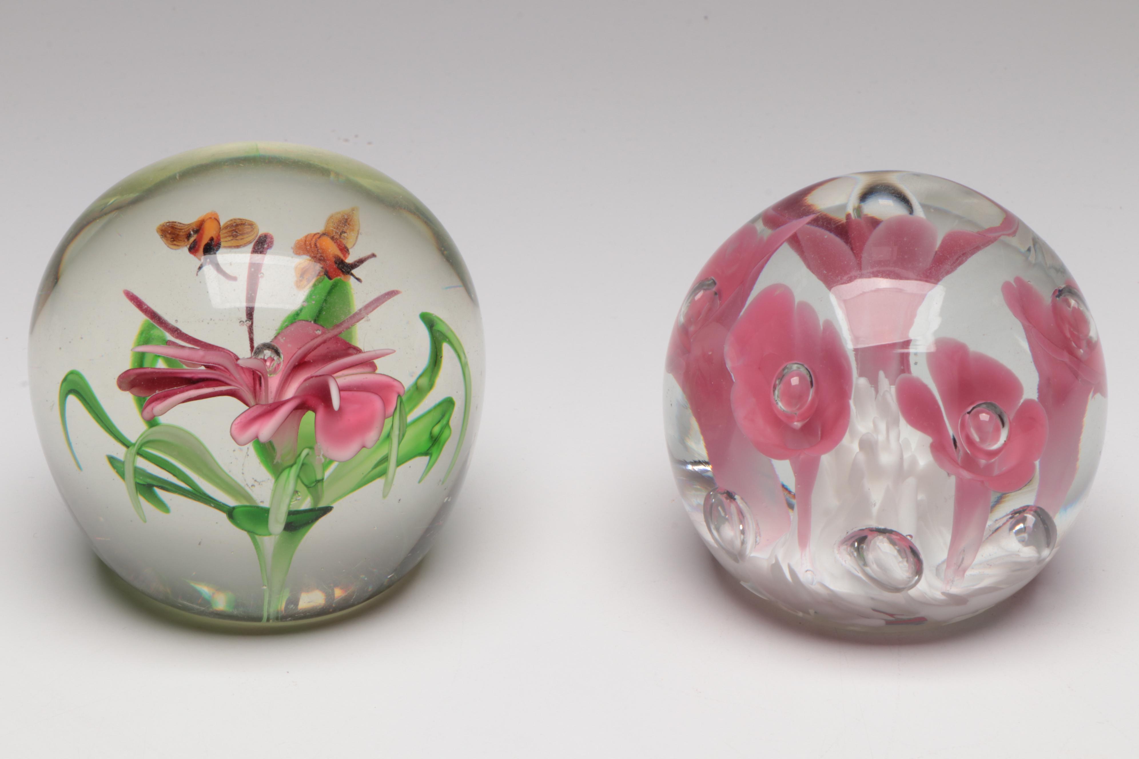 Handmade Art Glass Paperweights