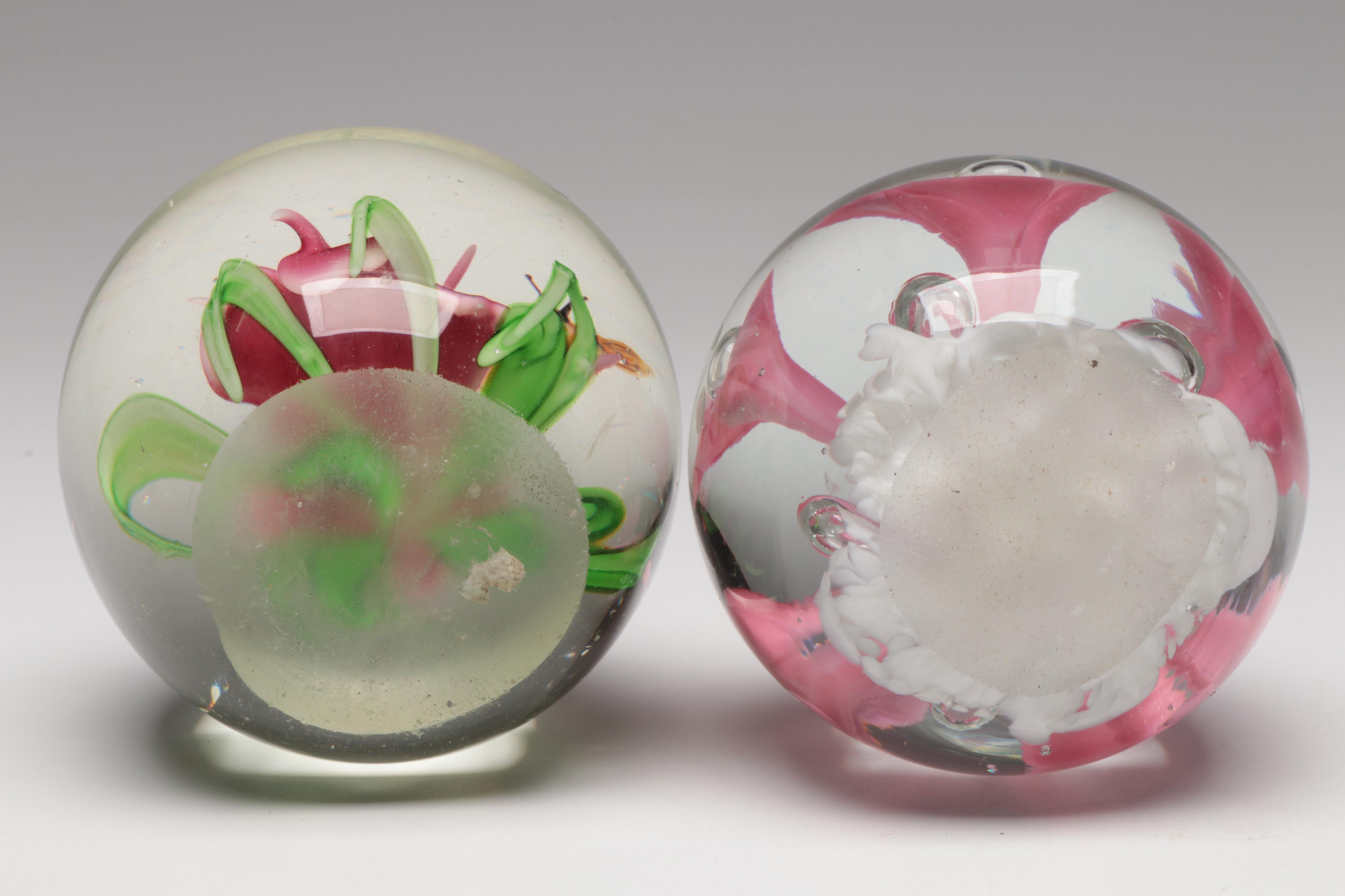 Handmade Art Glass Paperweights