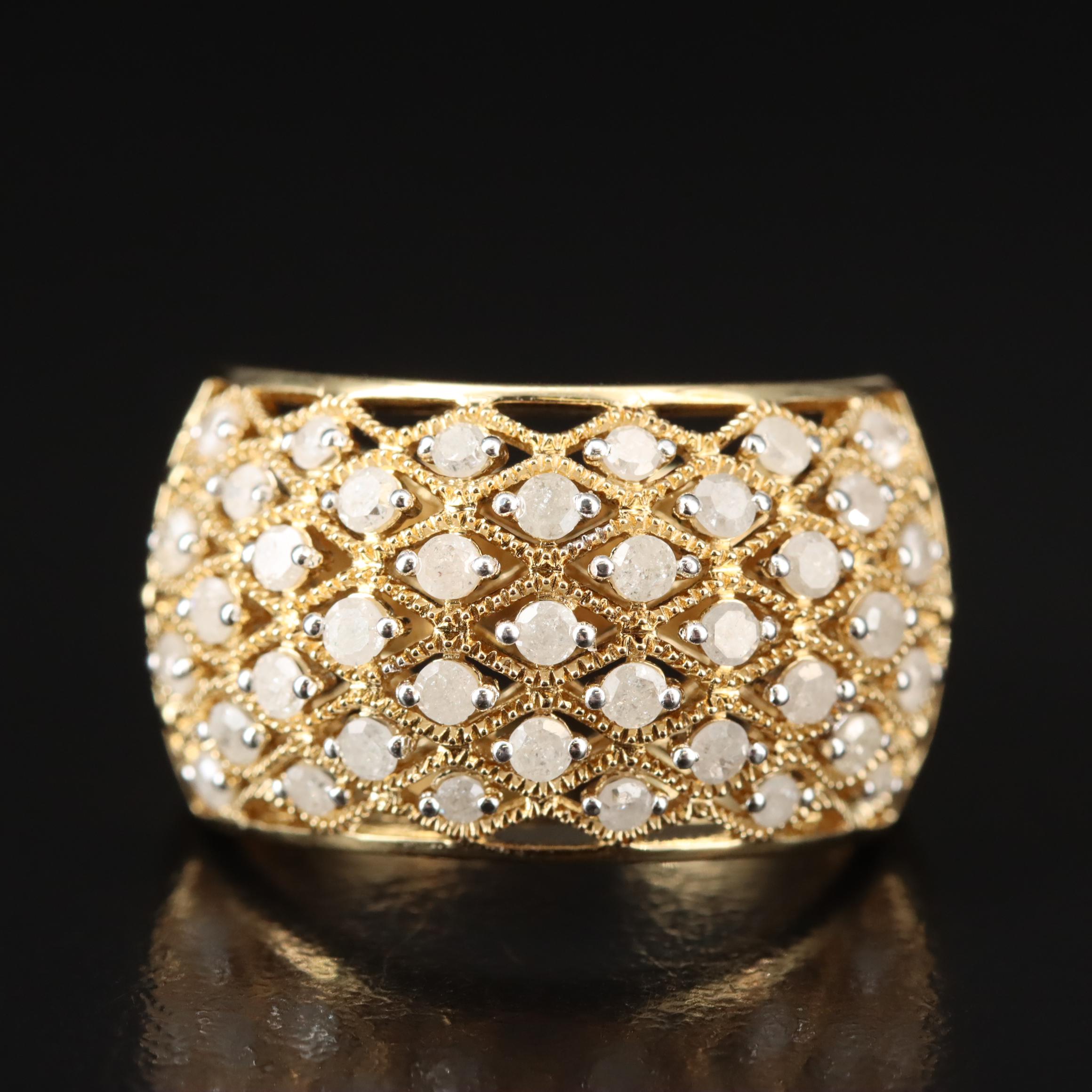 Sterling 1.02 CTW Diamond Ring