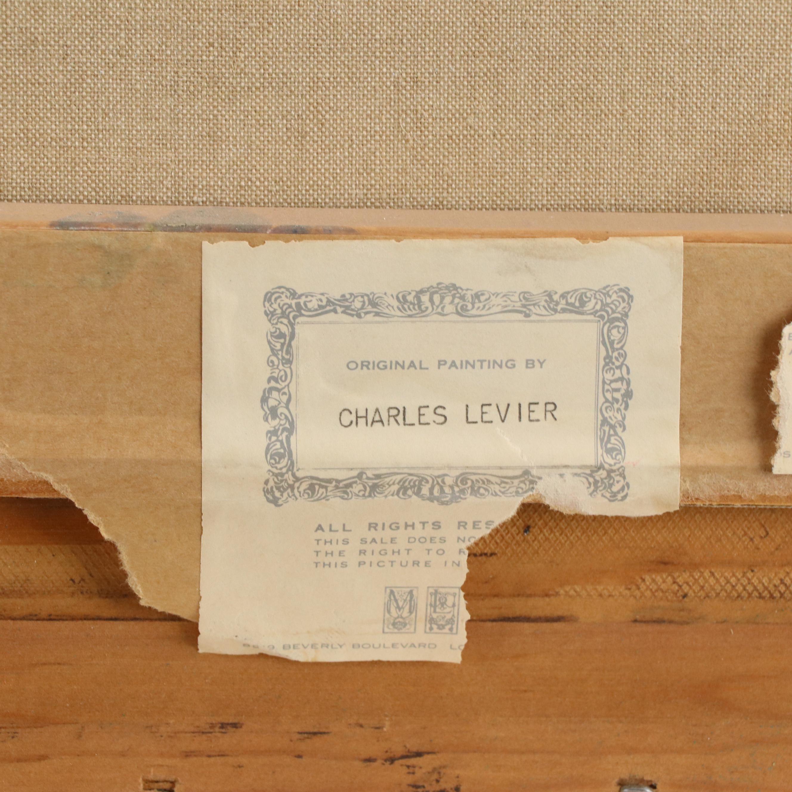 Charles Levier Oil Painting "Ville Fortifiée"