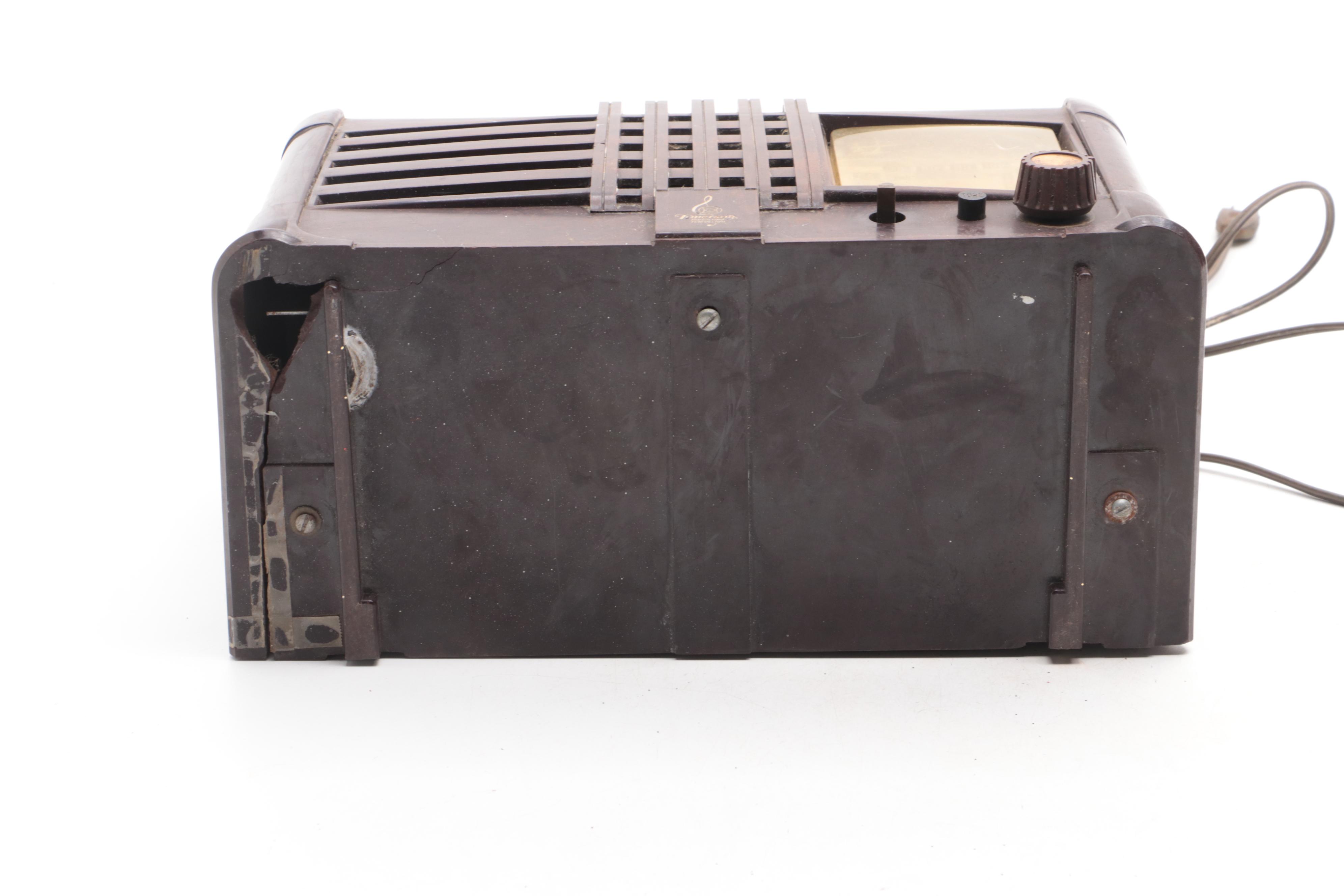 Art Deco Radiola and Emerson Tabletop Bakelite Radios