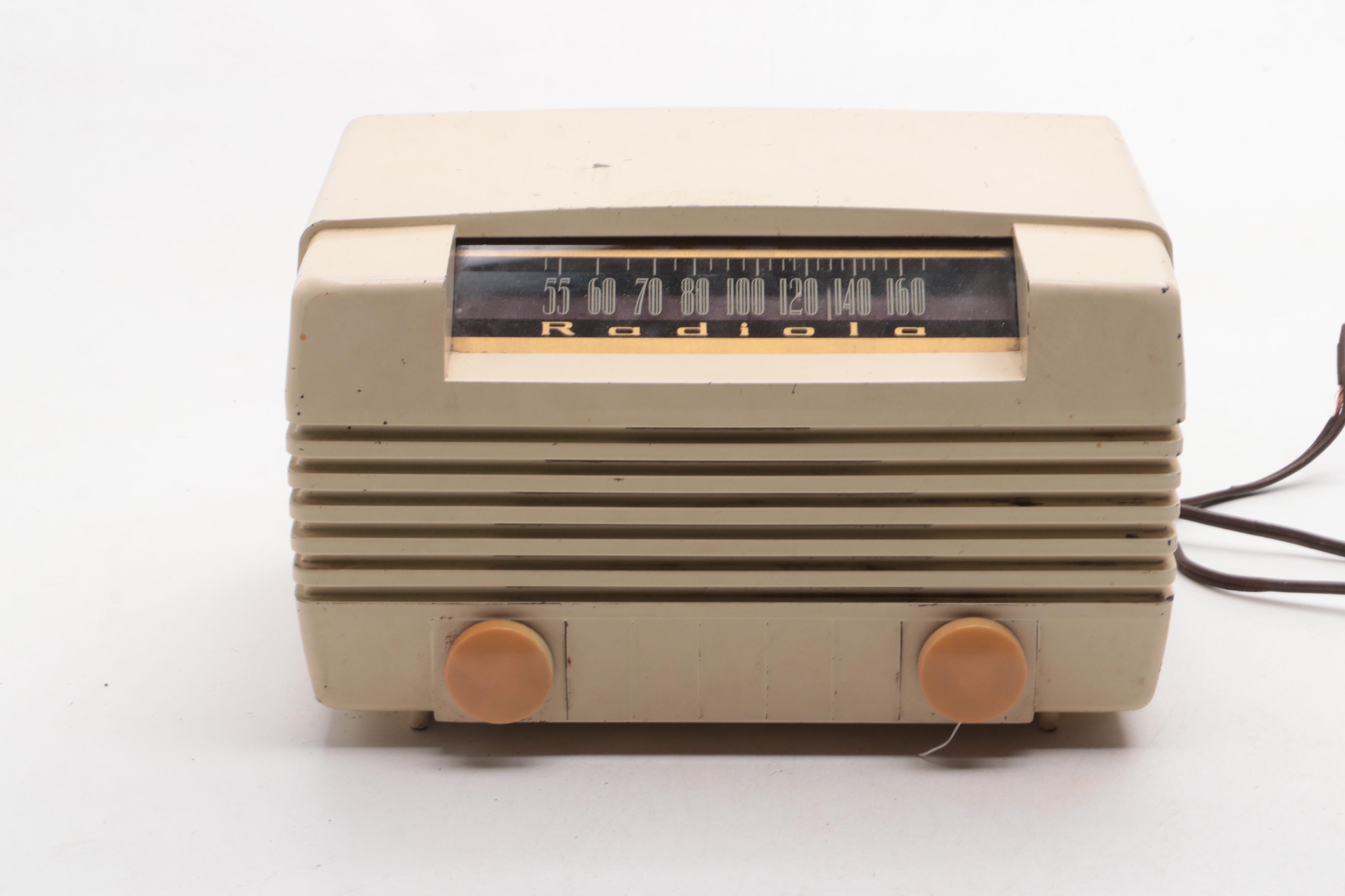 Art Deco Radiola and Emerson Tabletop Bakelite Radios
