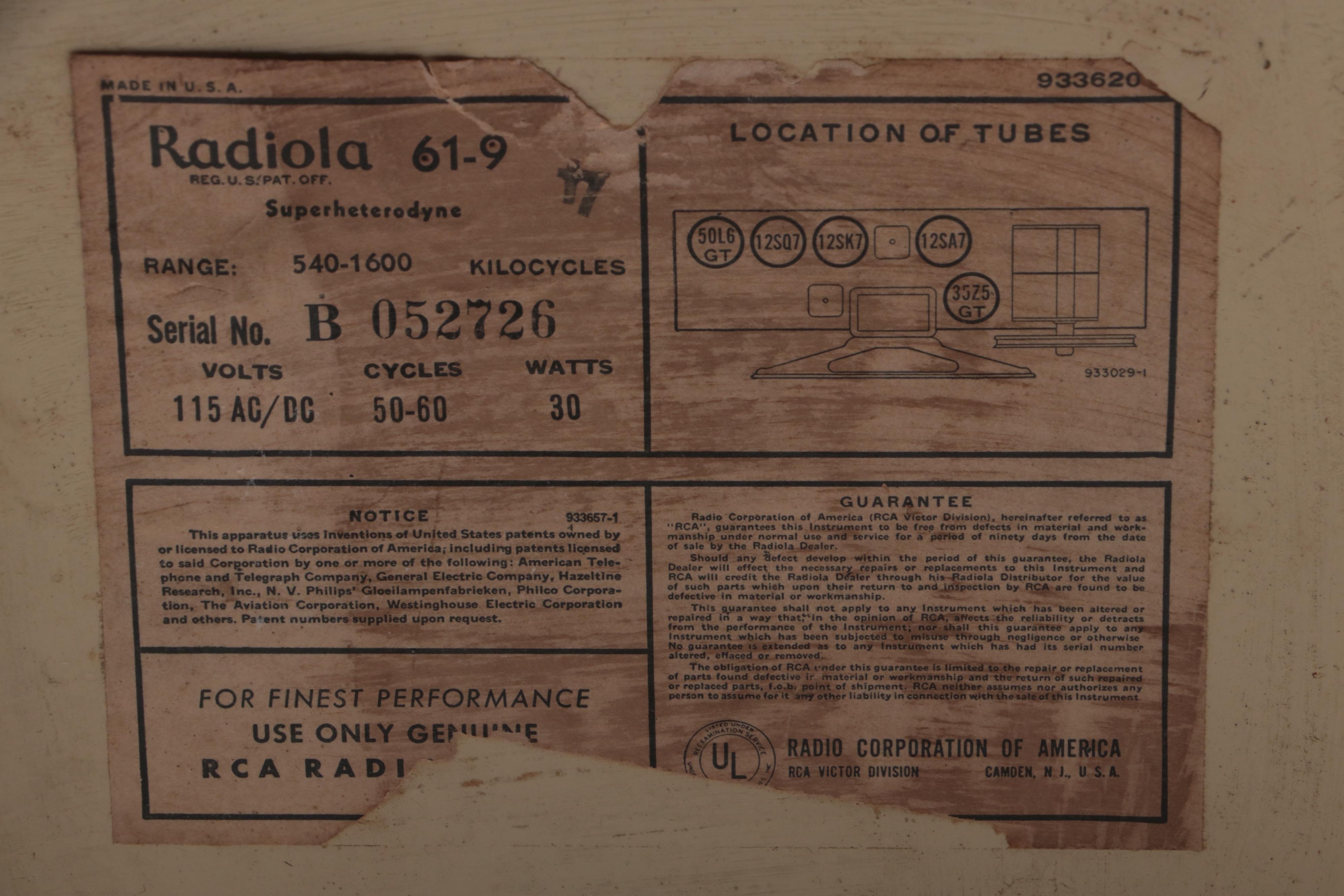 Art Deco Radiola and Emerson Tabletop Bakelite Radios