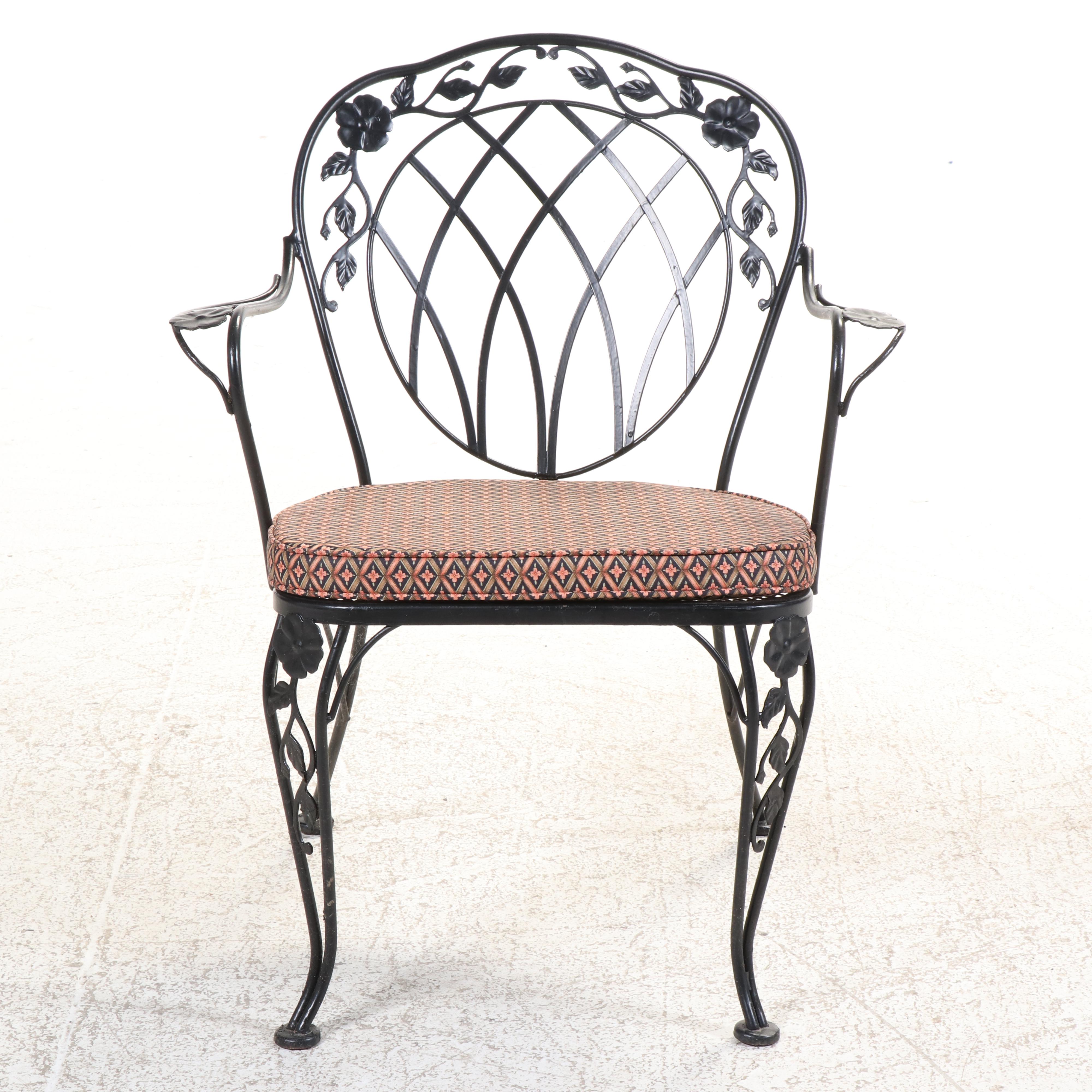 Five-Piece Wrought Iron Patio Dining Set