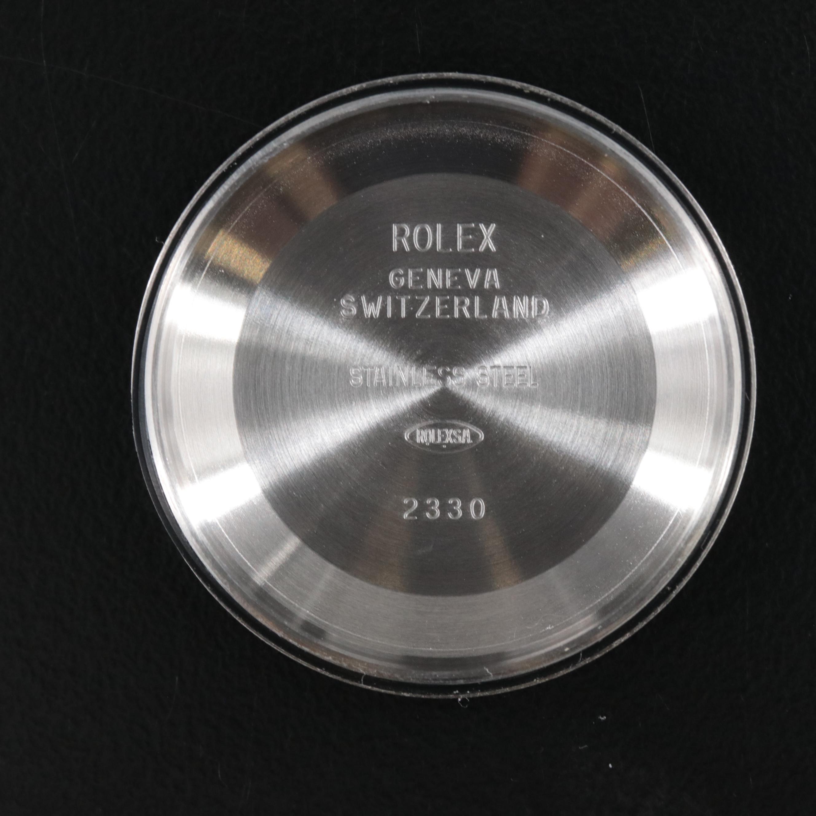 Rolex Air King Blue Bar Automatic Watch