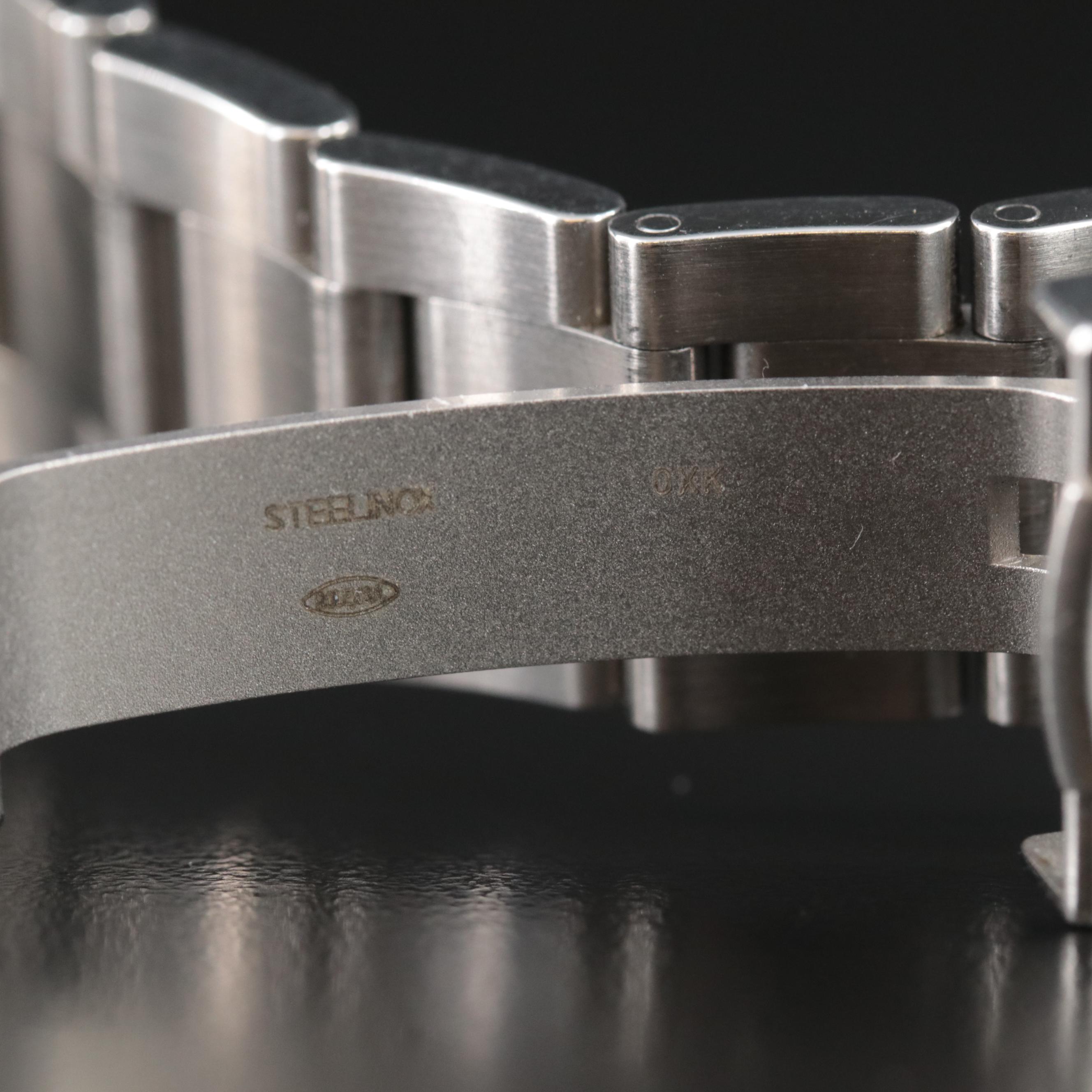 Rolex Air King Blue Bar Automatic Watch