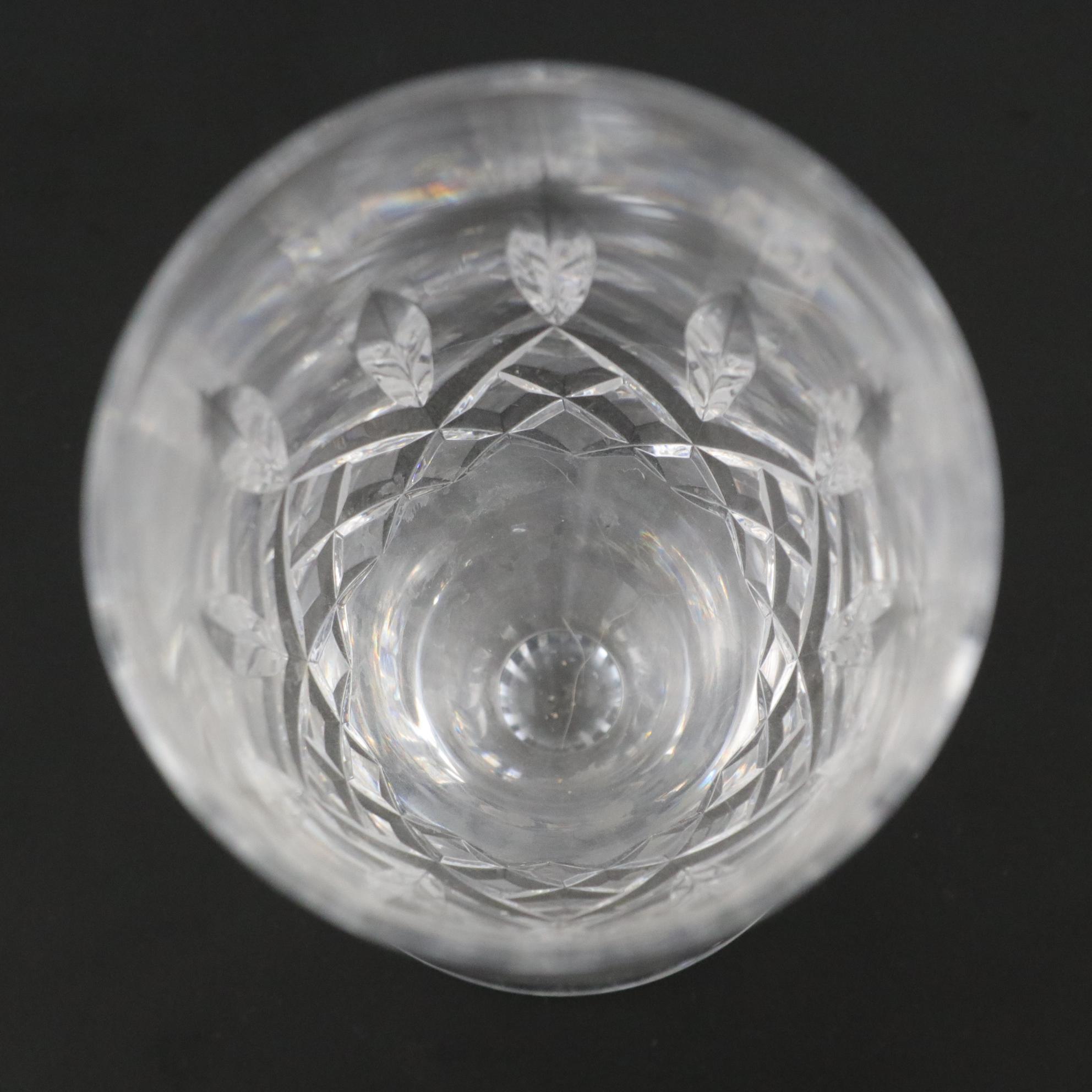 Waterford "Lismore" Crystal Iced Tea Glasses, Set of Four