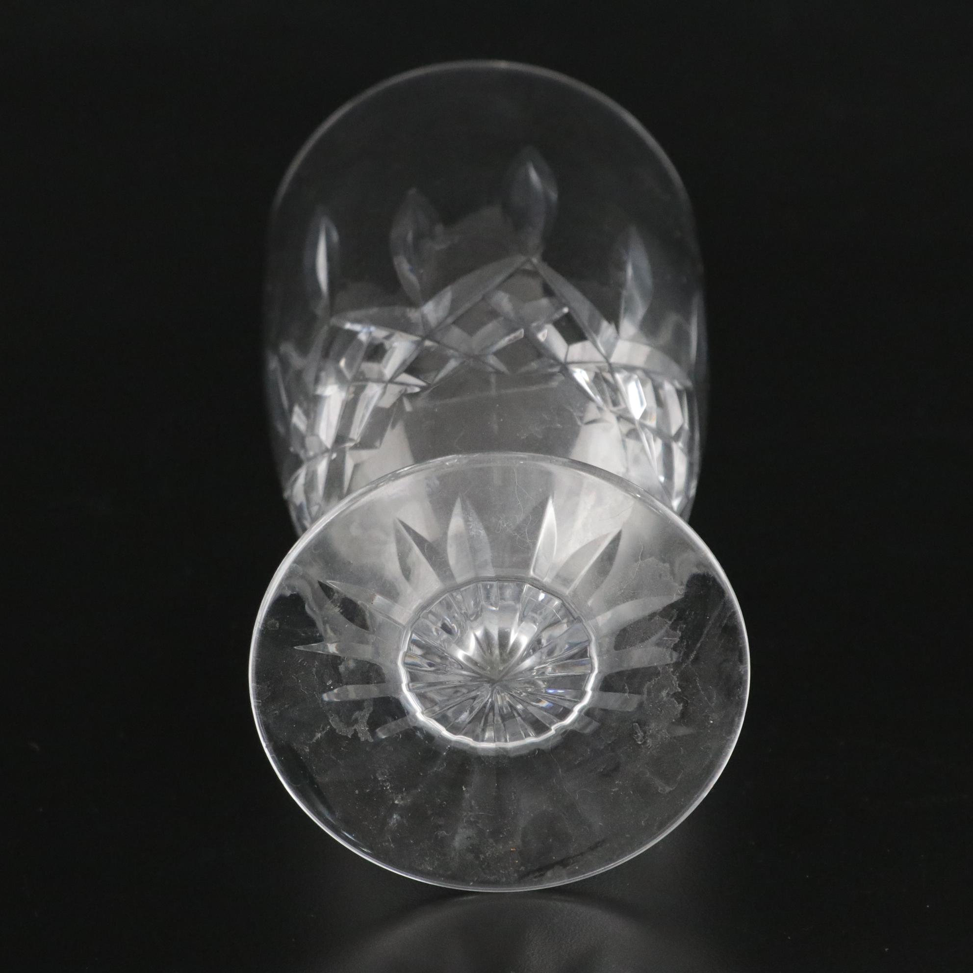 Waterford "Lismore" Crystal Iced Tea Glasses, Set of Four