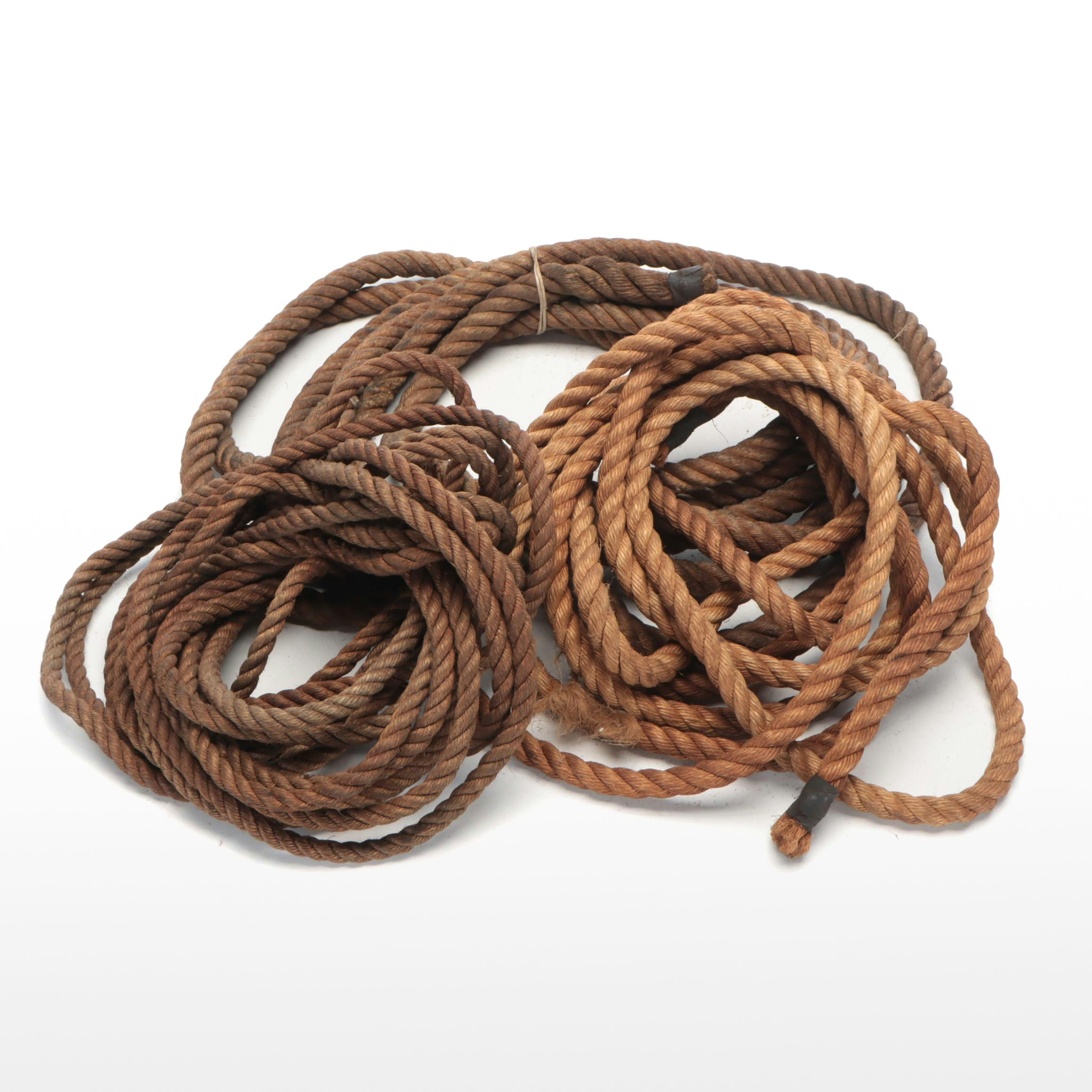 Hand-Braided Hemp Rope