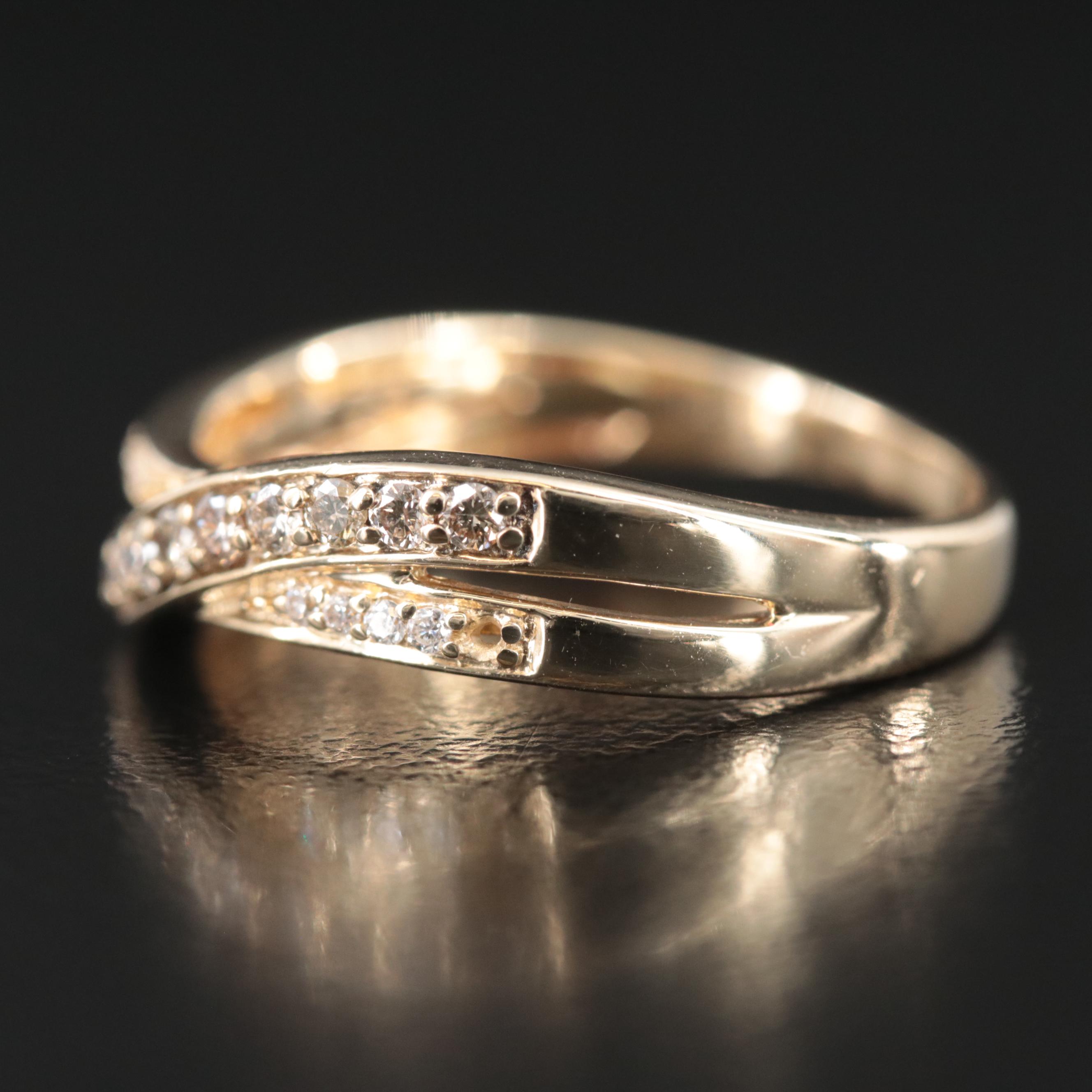 Le Vian 14K 0.25 CTW Crossover Ring