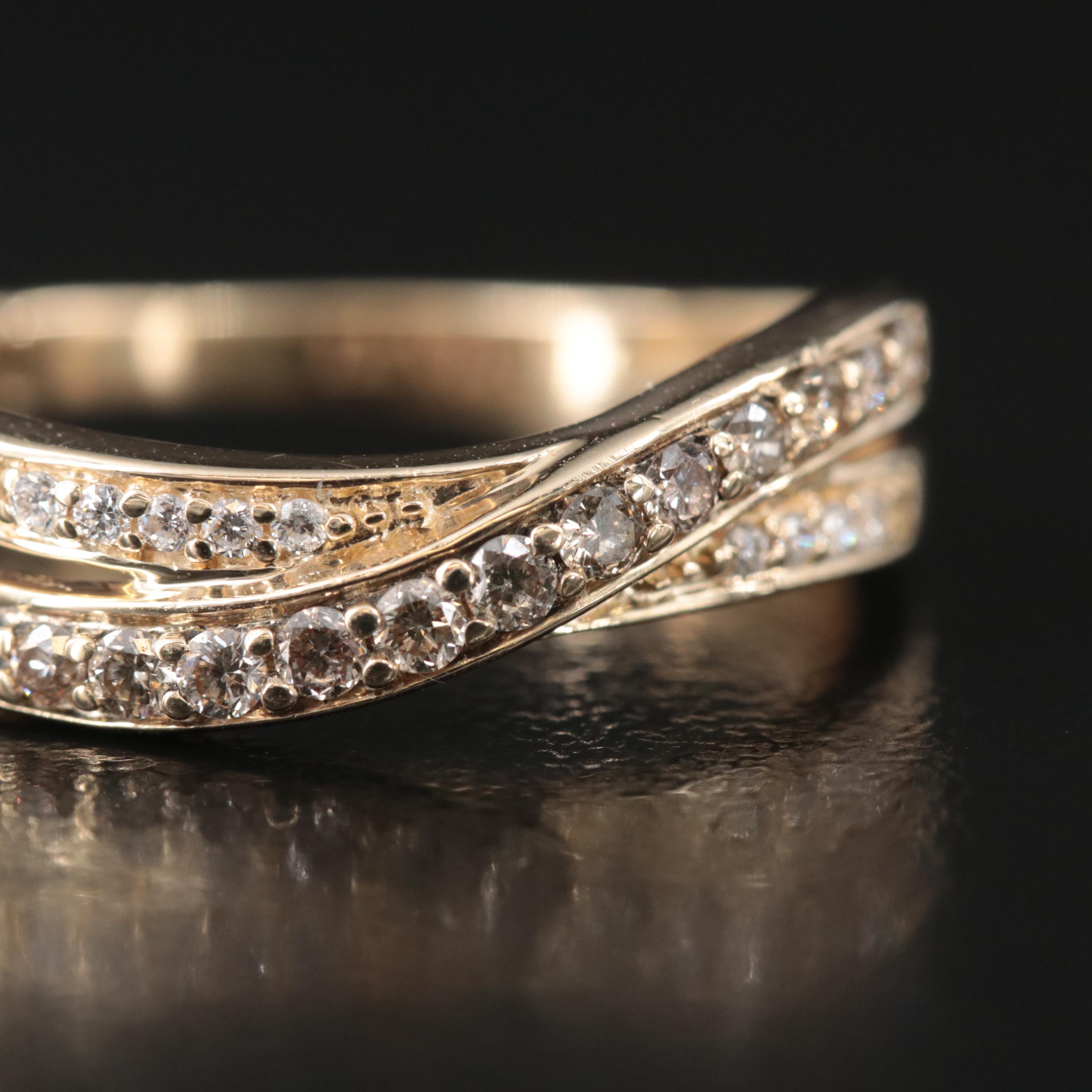 Le Vian 14K 0.25 CTW Crossover Ring