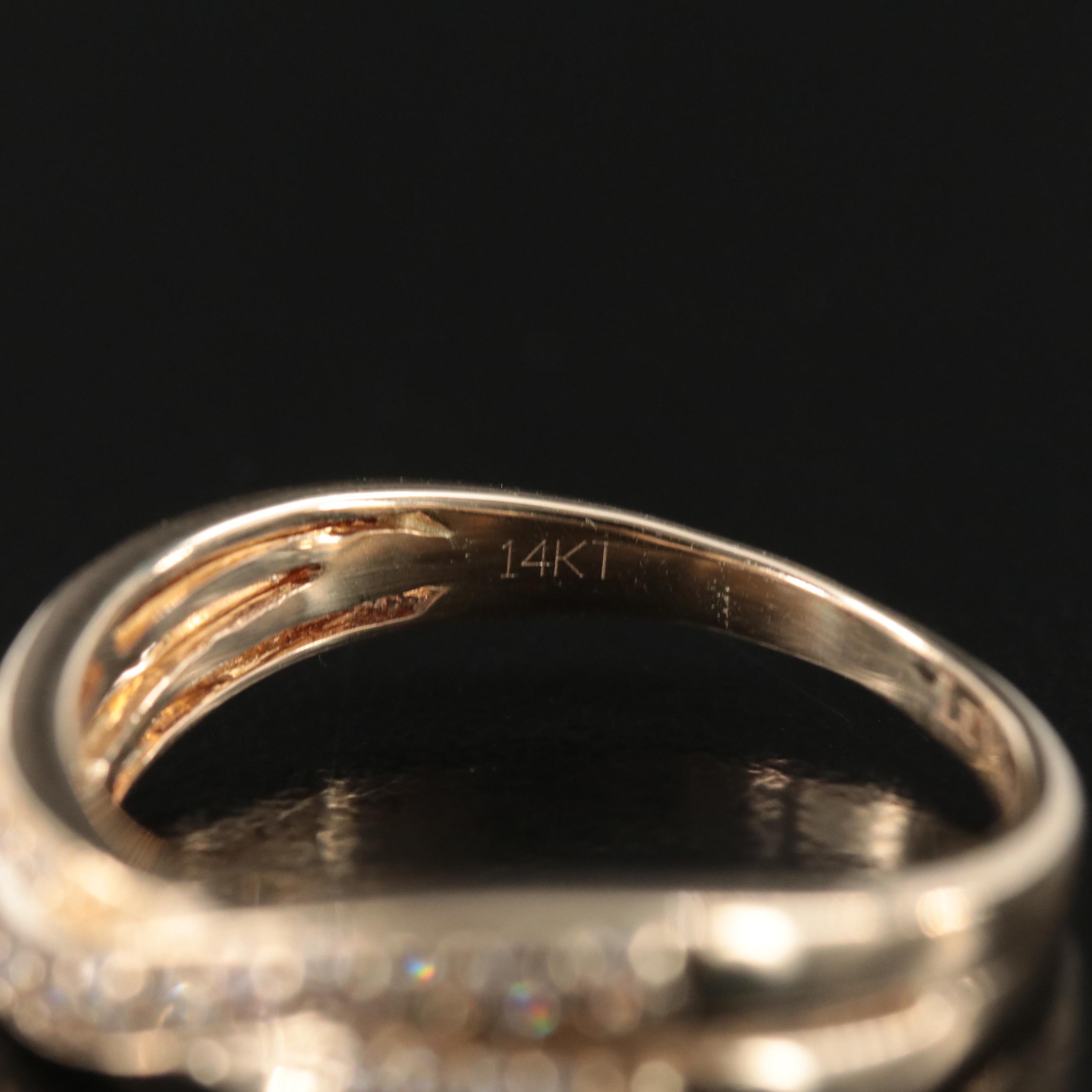 Le Vian 14K 0.25 CTW Crossover Ring