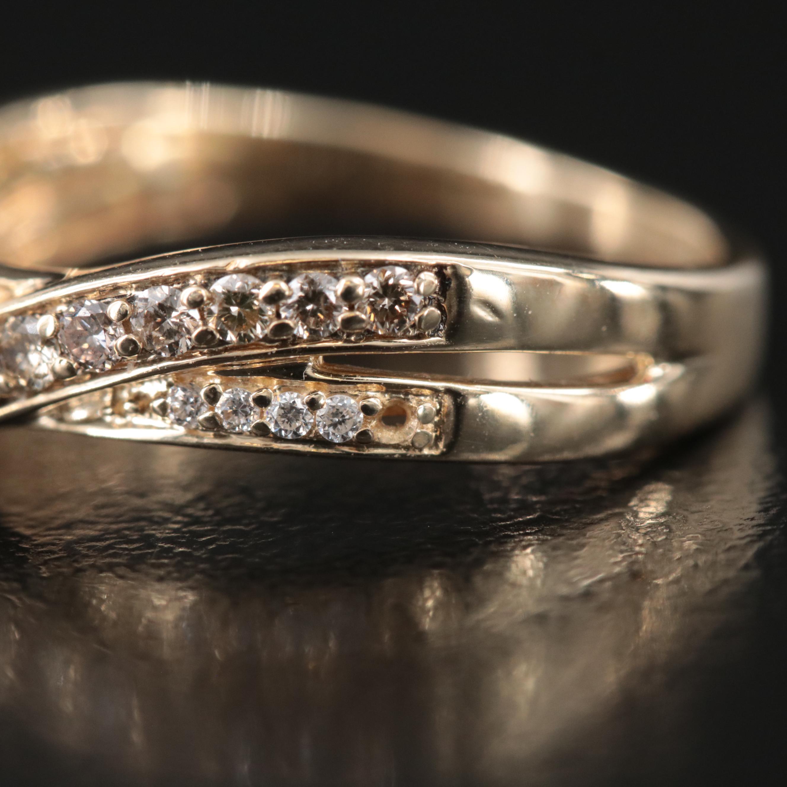 Le Vian 14K 0.25 CTW Crossover Ring