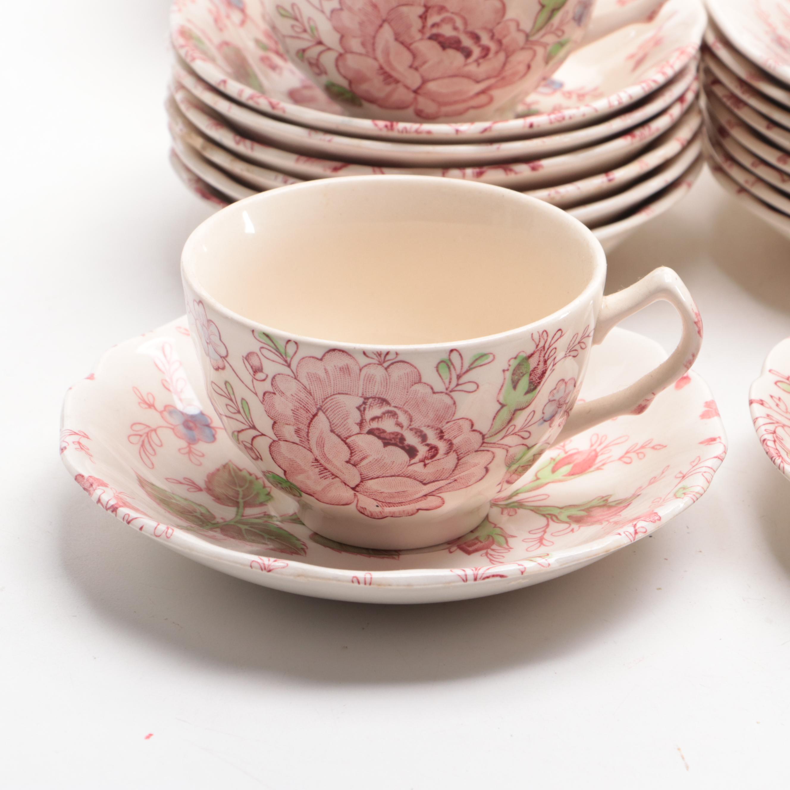 Johnson Bros "Rose Chintz" and Other English Ironstone Dinnerware