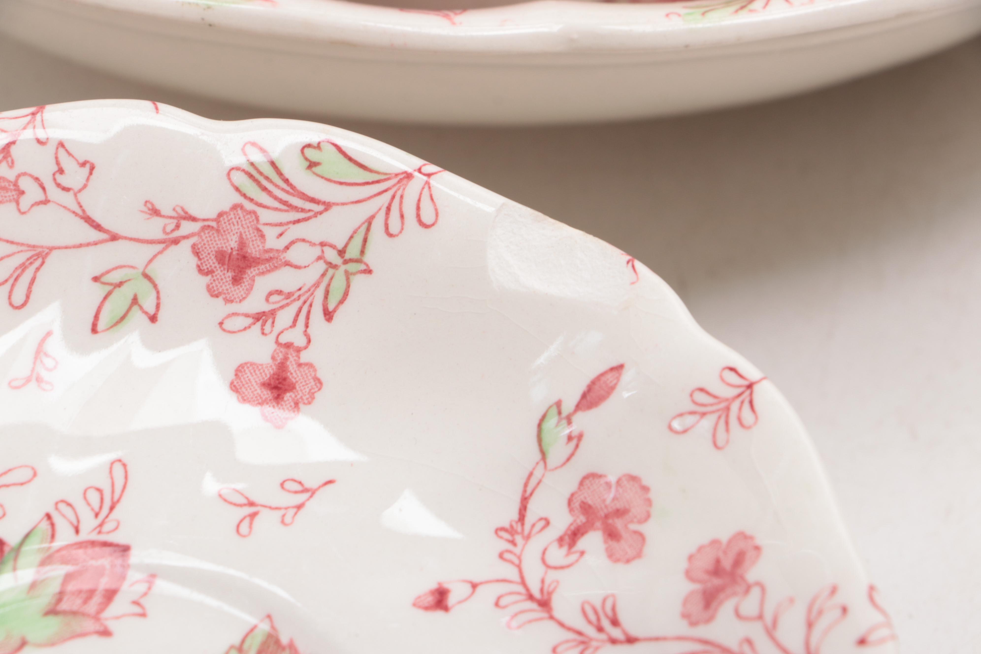 Johnson Bros "Rose Chintz" and Other English Ironstone Dinnerware