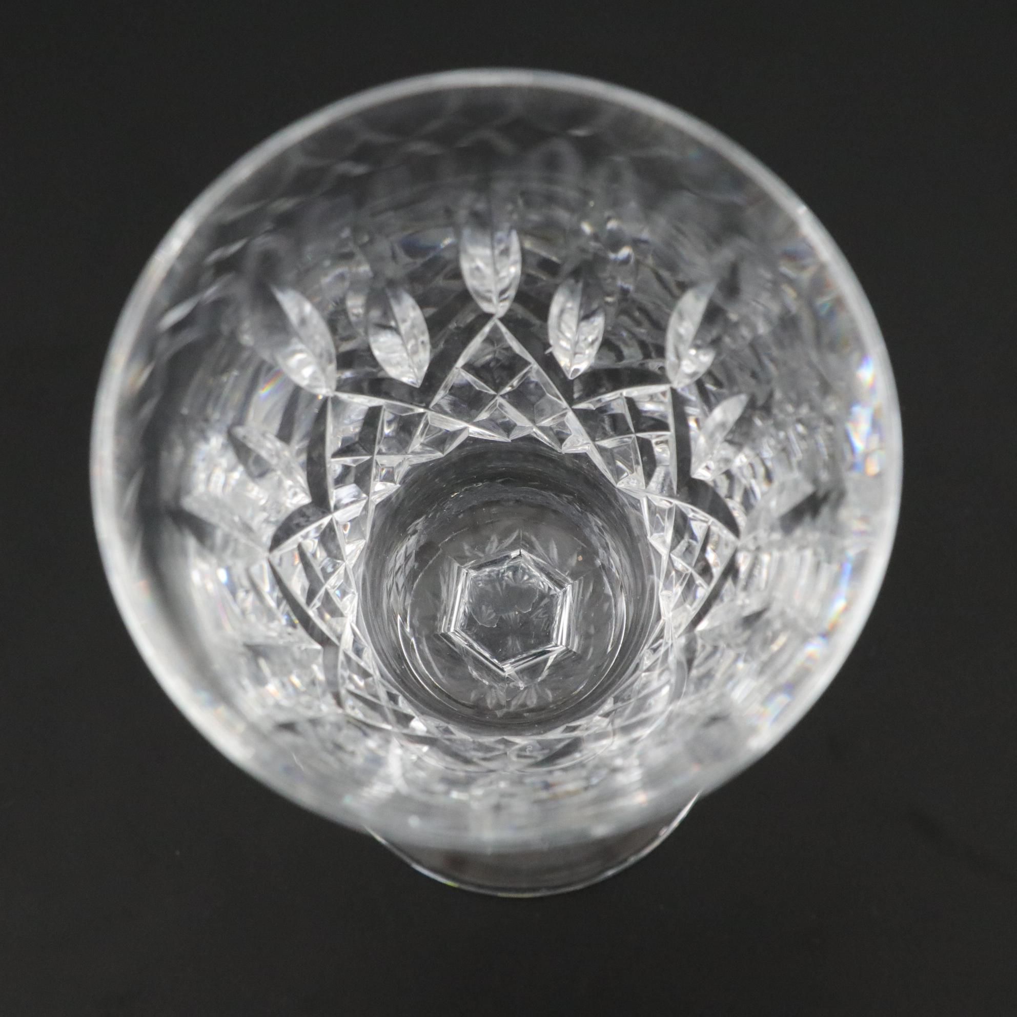 Waterford "Lismore" Crystal Water Goblets, Set of Eight
