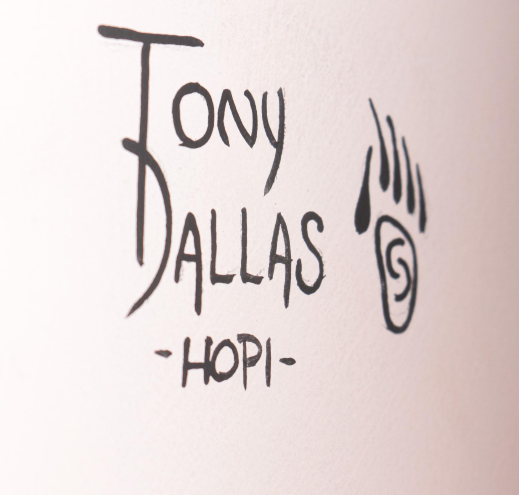 Tony Dallas Hopi Pottery Koshare "Storyteller" Figure