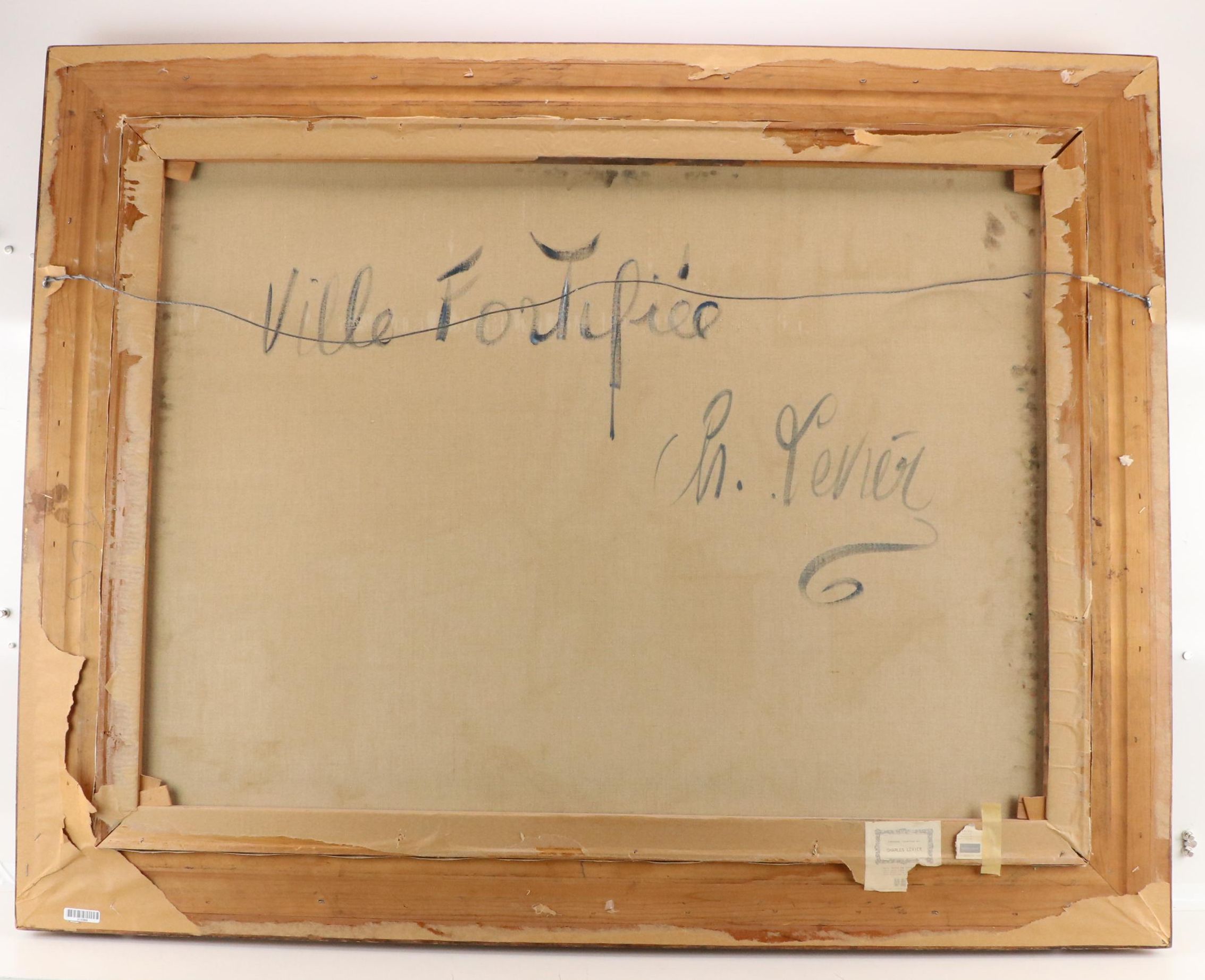 Charles Levier Oil Painting "Ville Fortifiée"