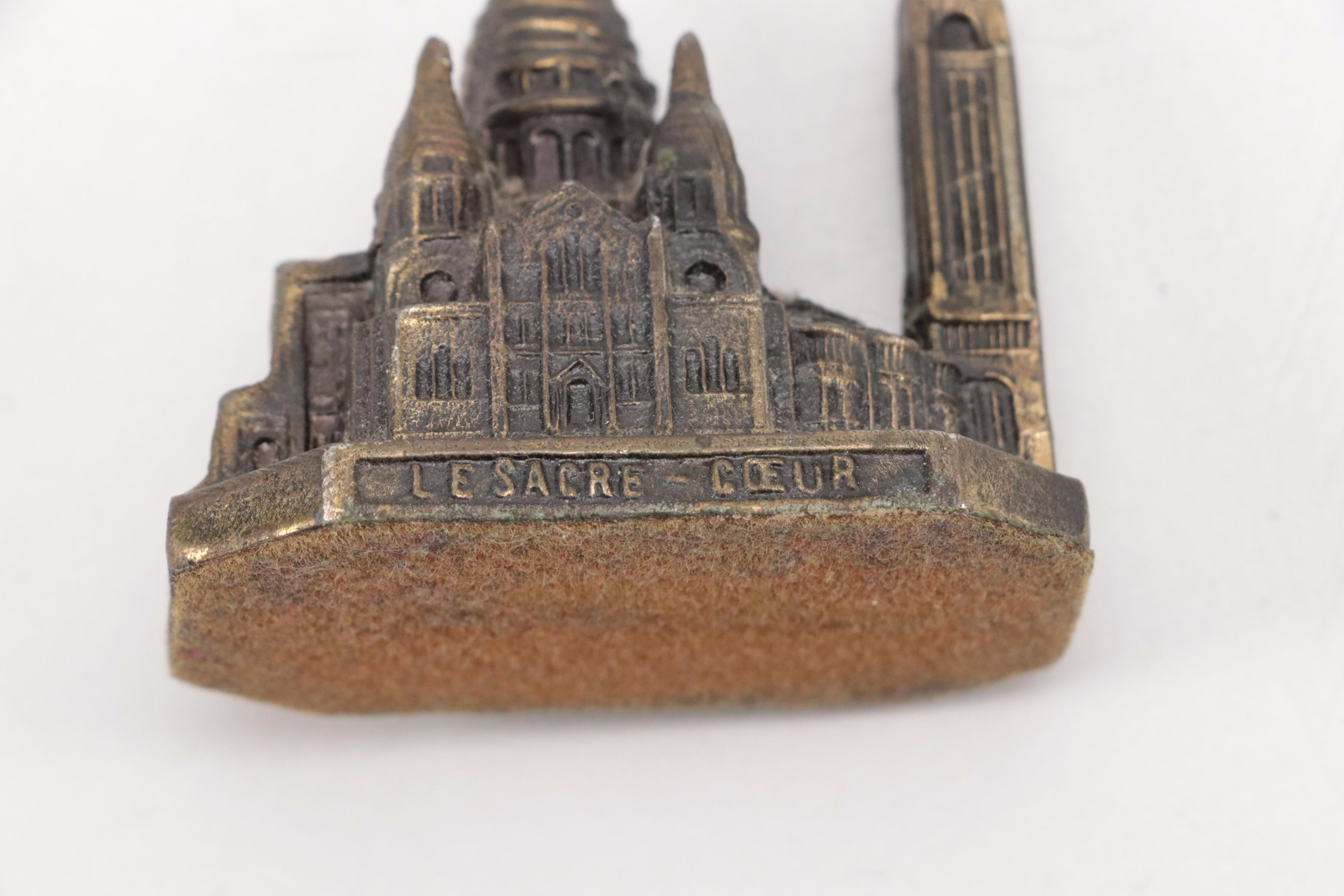 Metal St. Martinus Cathedral with Other Miniature Architectural Souvenirs