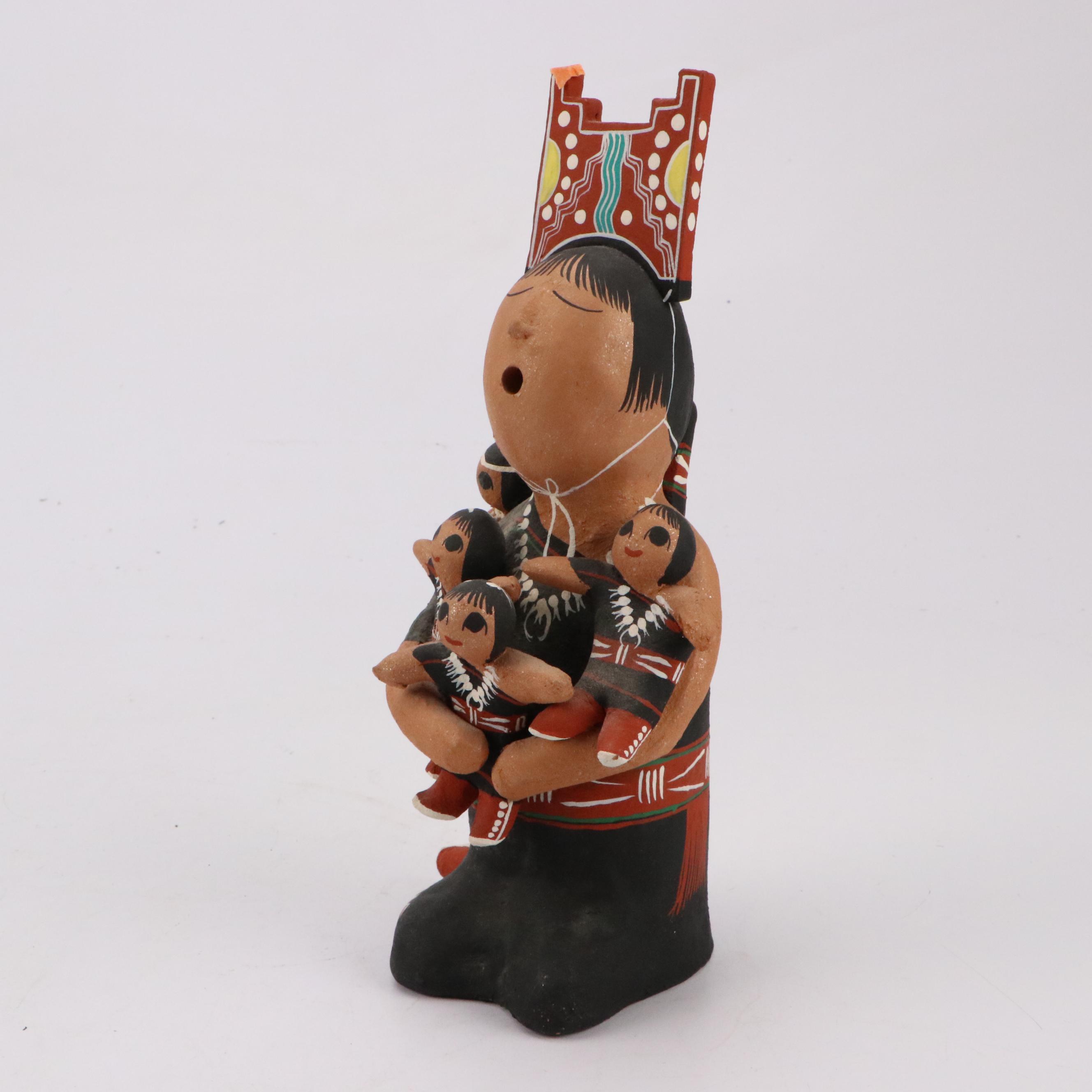 Quintana Family Cochiti Pueblo Storyteller Figure, 1988
