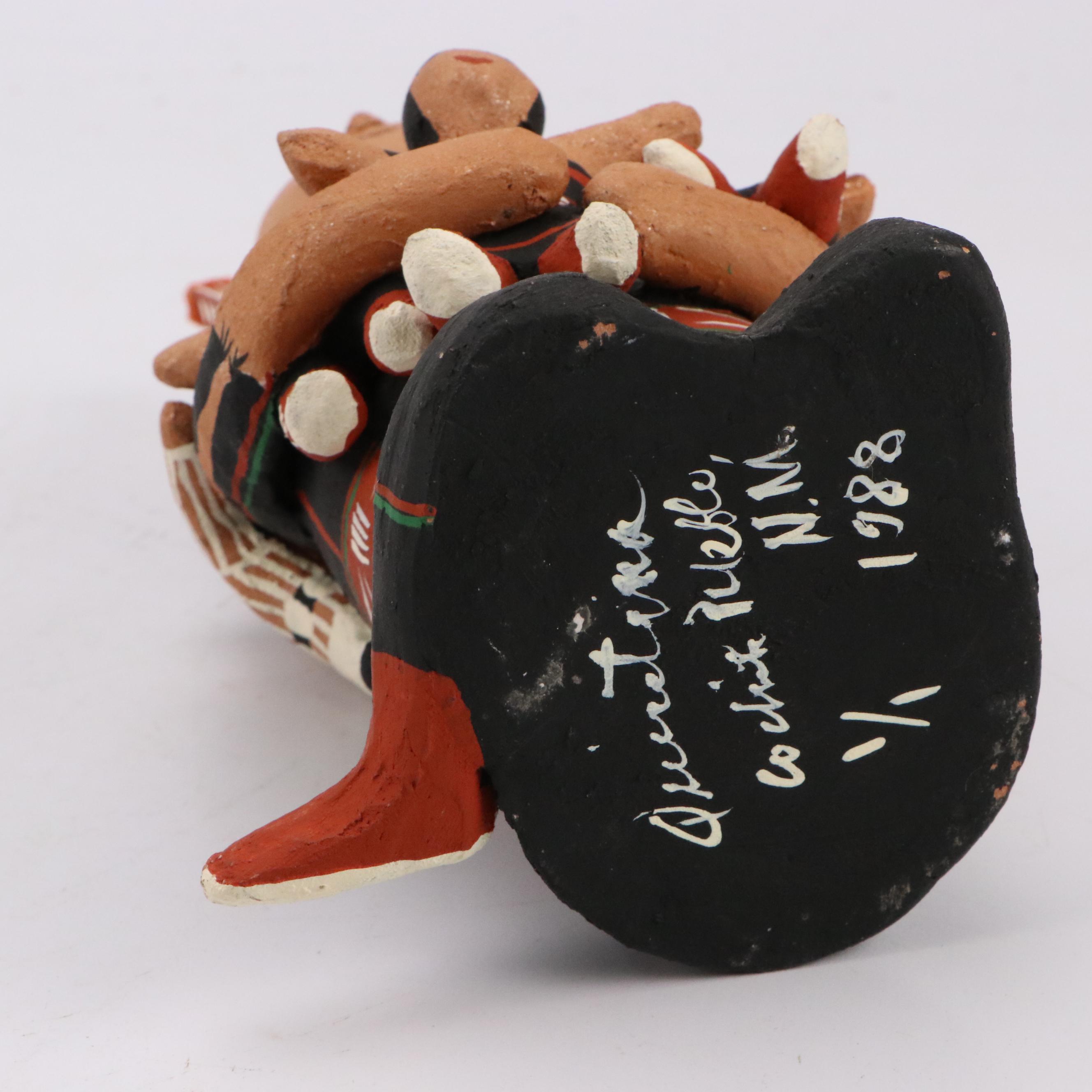 Quintana Family Cochiti Pueblo Storyteller Figure, 1988