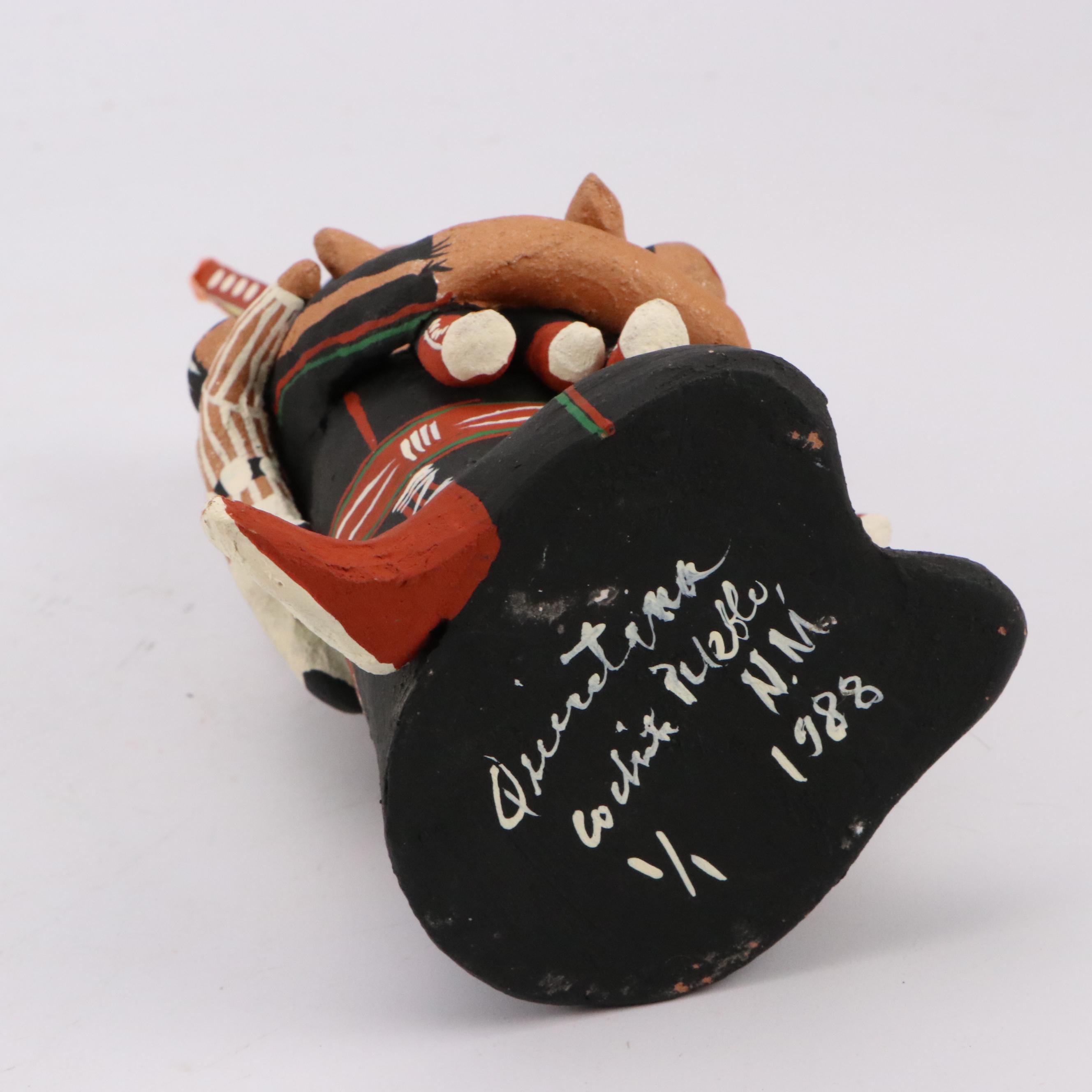 Quintana Family Cochiti Pueblo Storyteller Figure, 1988