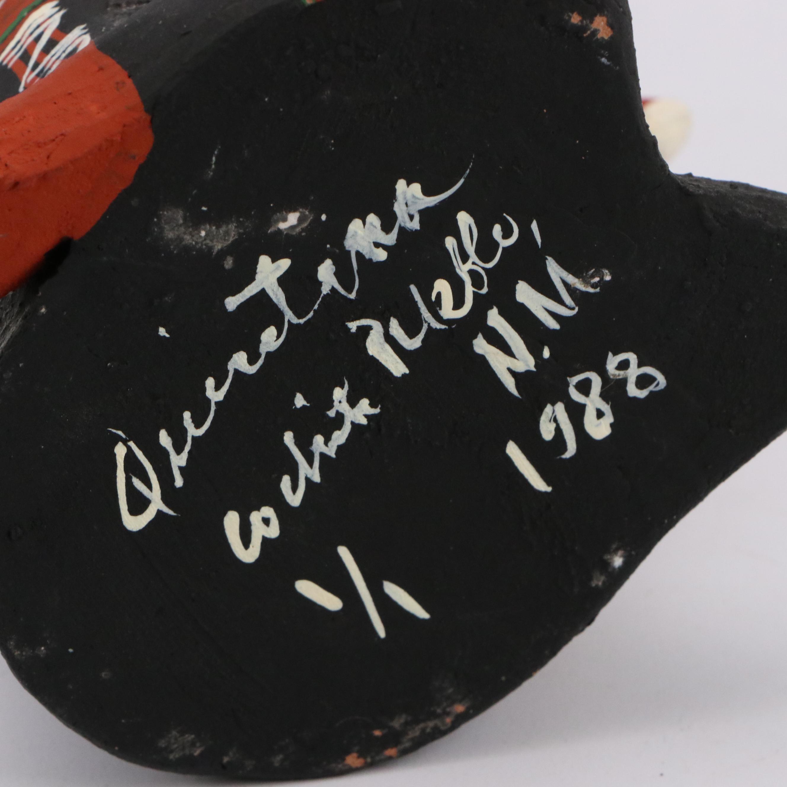 Quintana Family Cochiti Pueblo Storyteller Figure, 1988