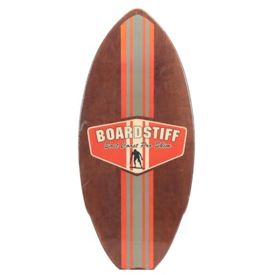 Boardstiff "East Coast Pro Skim" Wooden Skimboard, Early 21st Century