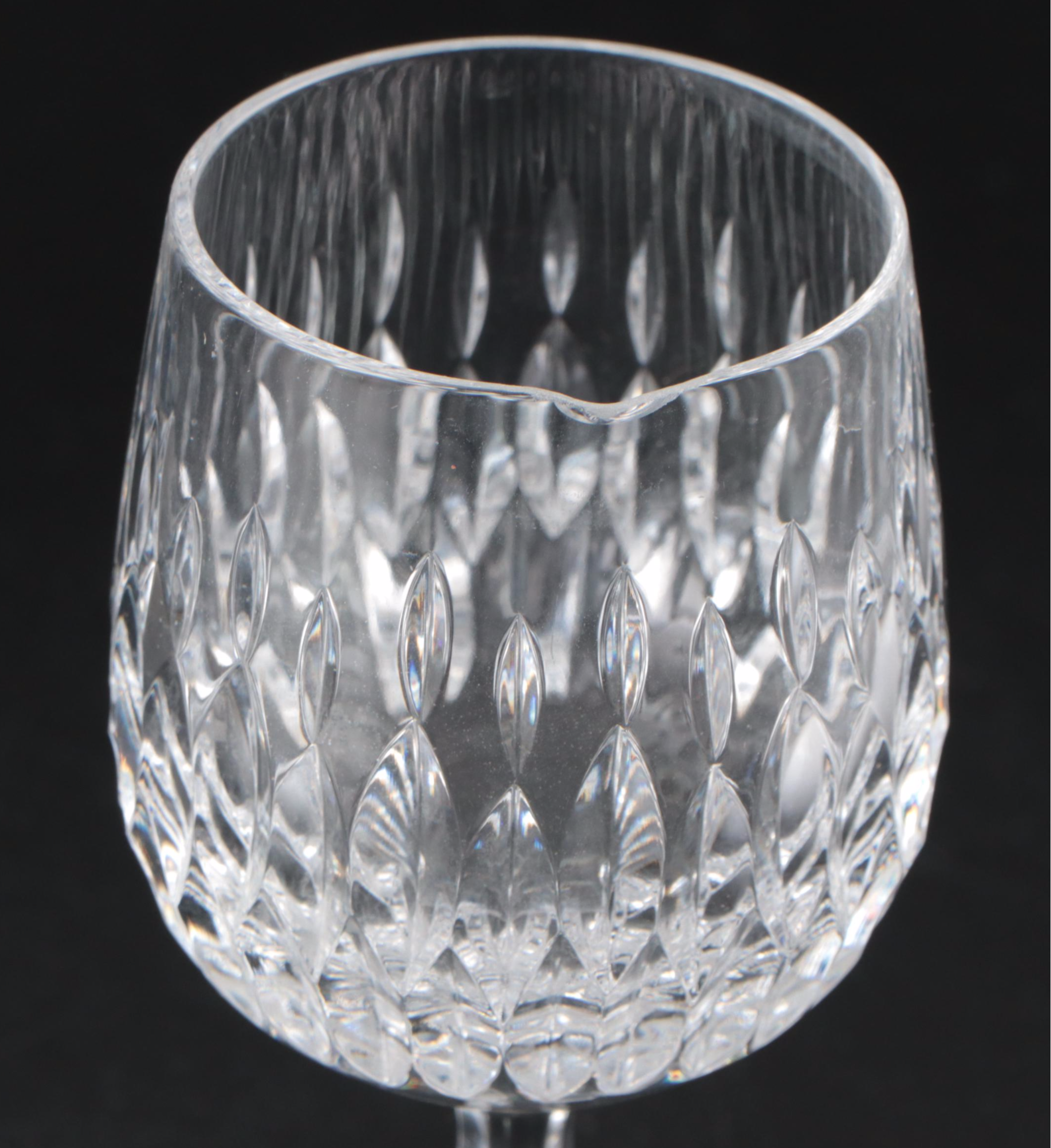 Gorham "Chantilly" Crystal Wine Glasses, 1972-1984
