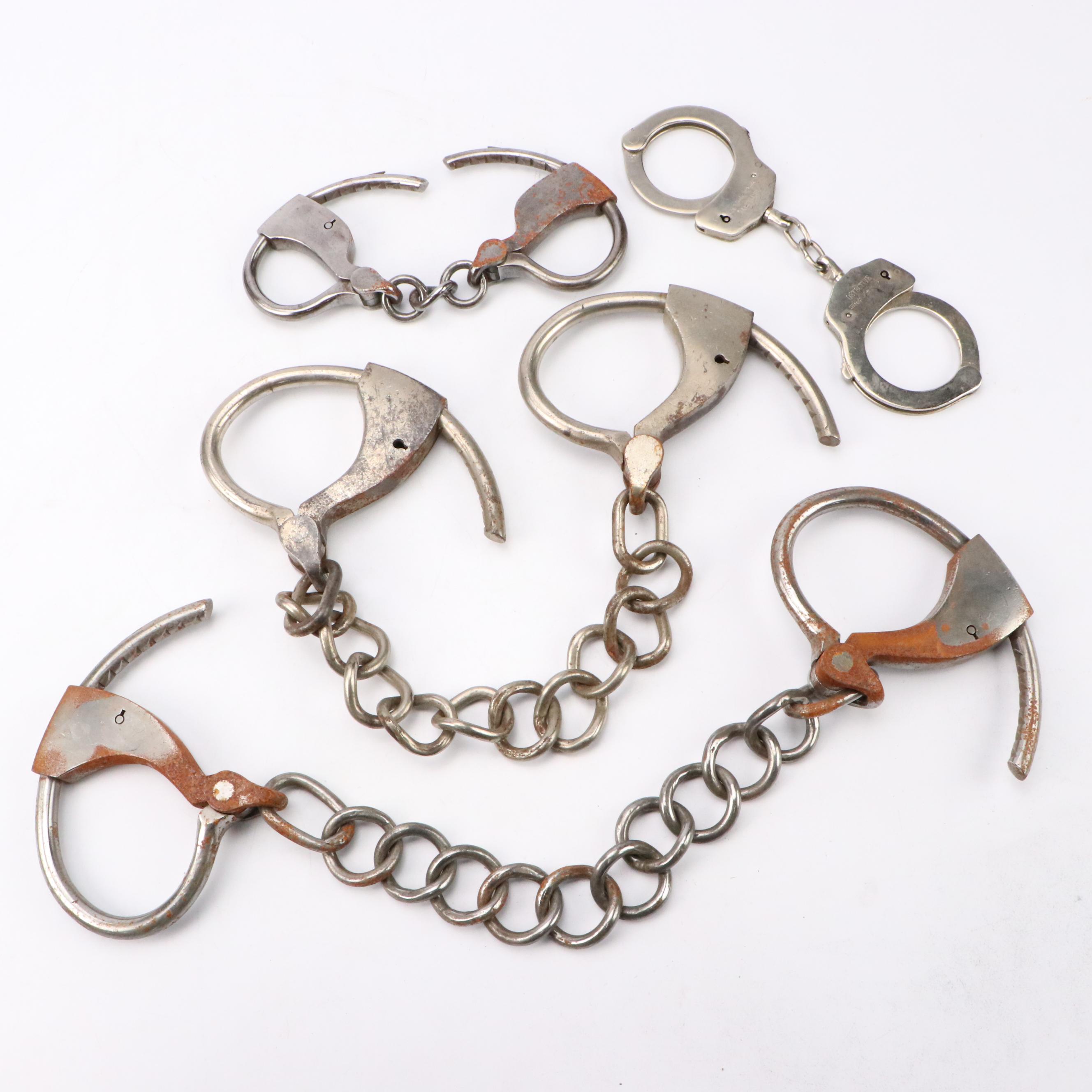 Detective Romo Steel Handcuffs with Leg Irons
