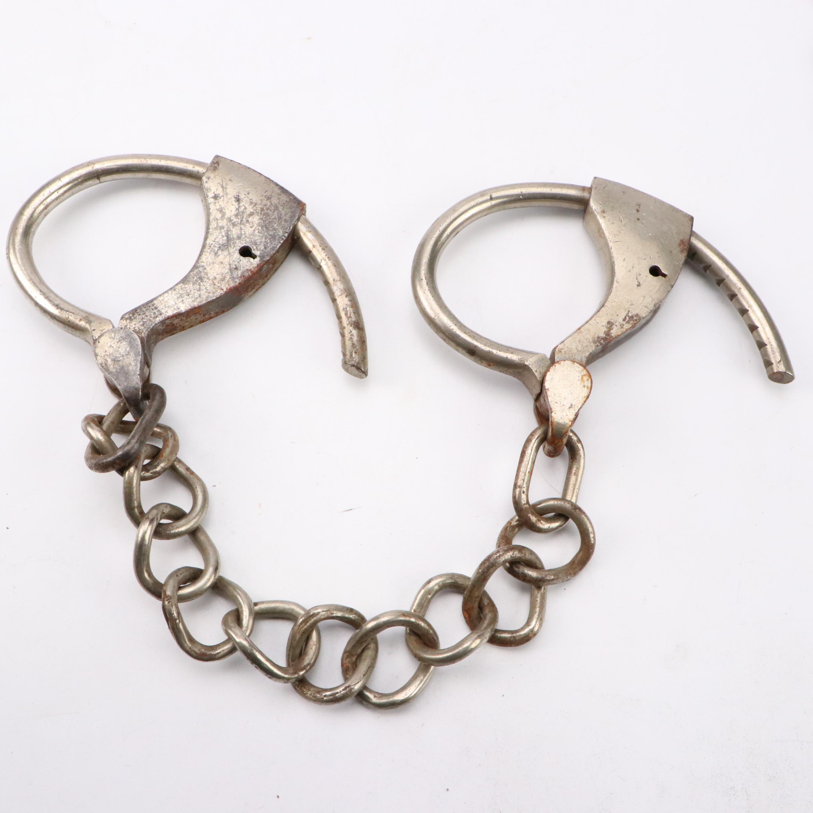Detective Romo Steel Handcuffs with Leg Irons