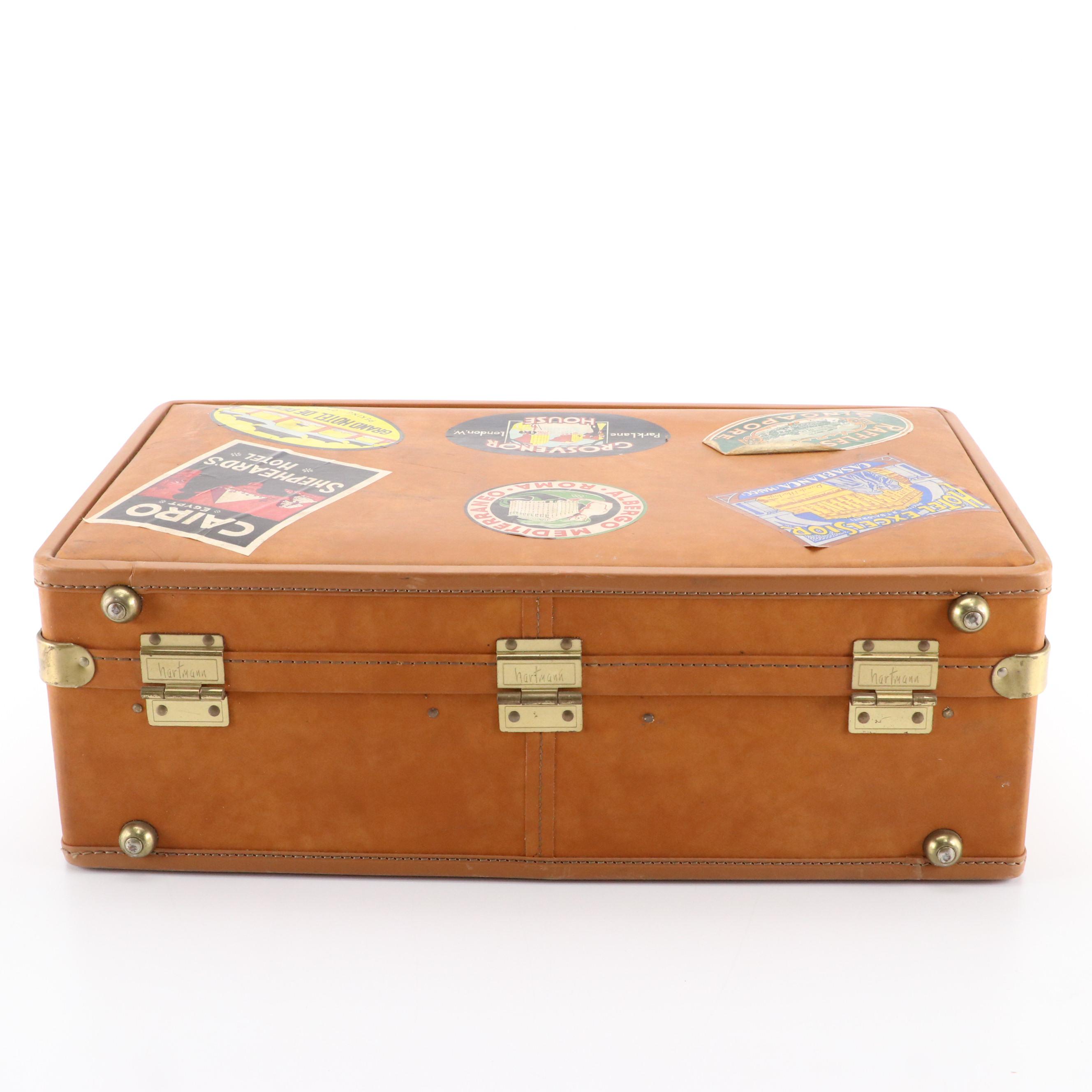 Hartmann Luggage Belted Travel Briefcase in Brown Leather