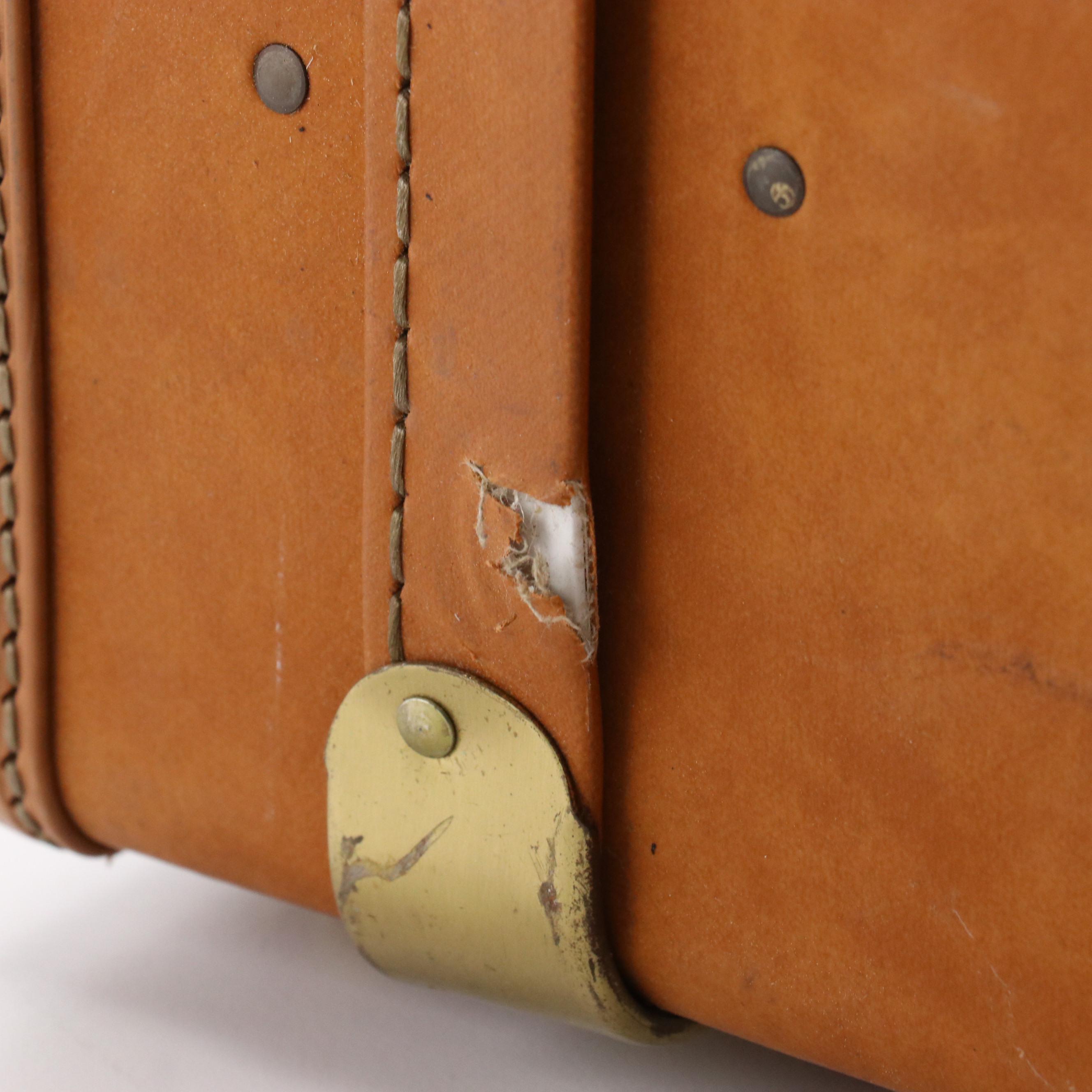 Hartmann Luggage Belted Travel Briefcase in Brown Leather