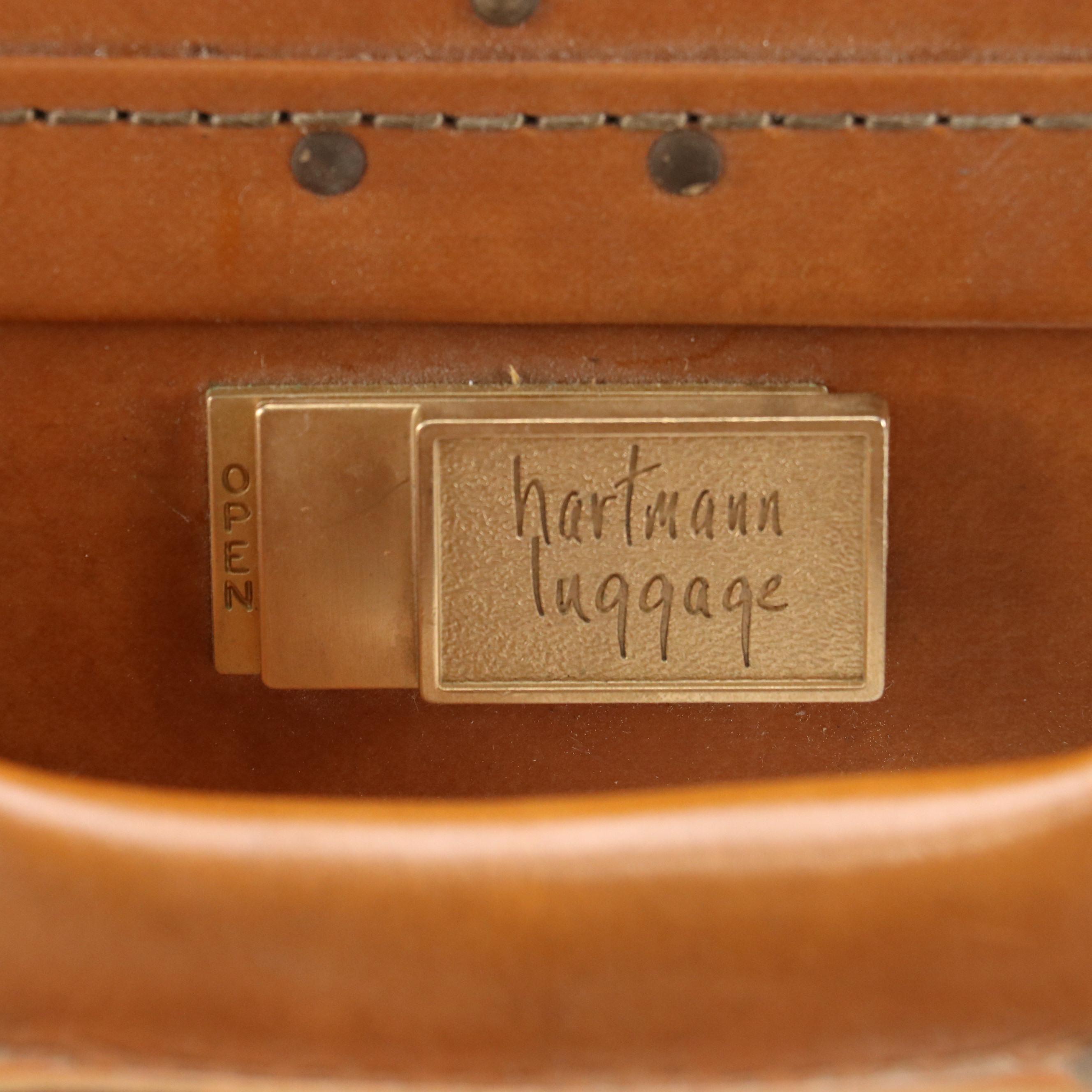 Hartmann Luggage Belted Travel Briefcase in Brown Leather