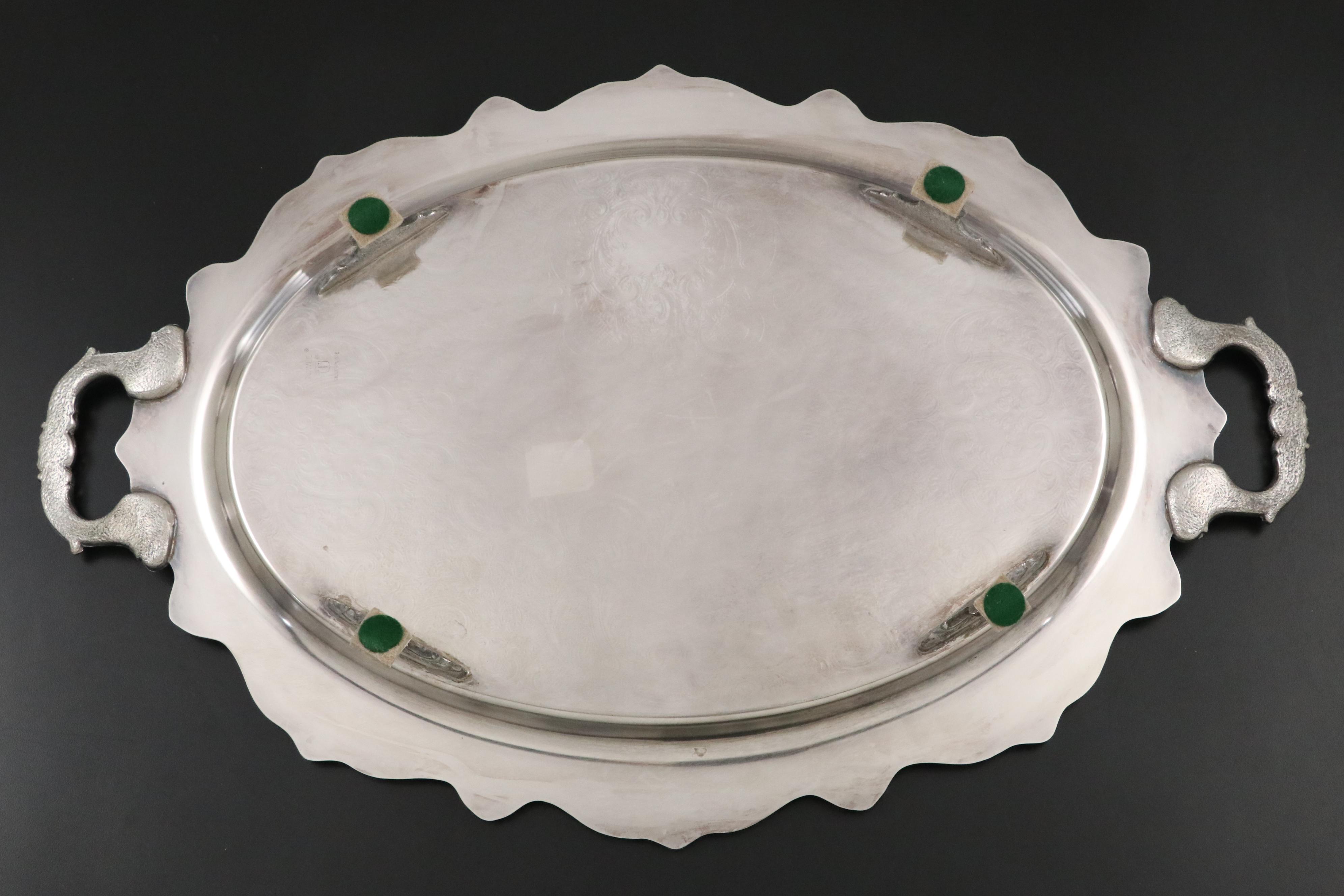 Towle Silver Plate "El Grandee" Tea Set and Other Tableware