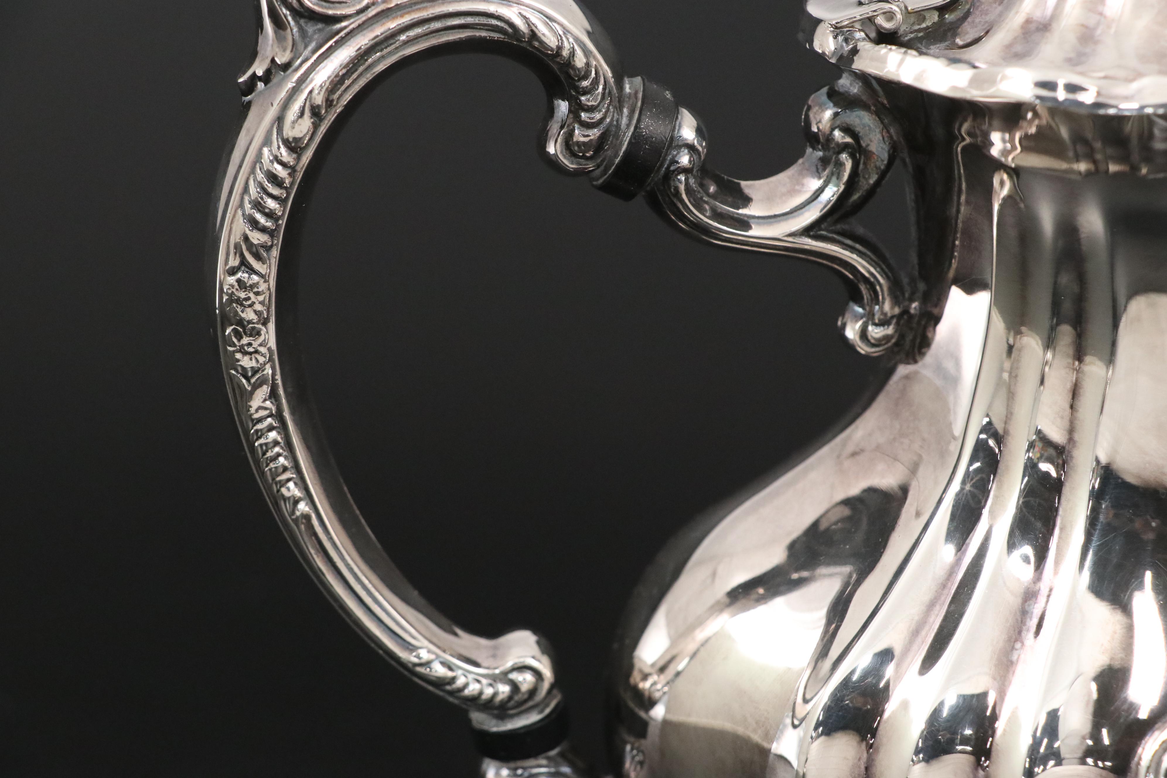 Towle Silver Plate "El Grandee" Tea Set and Other Tableware