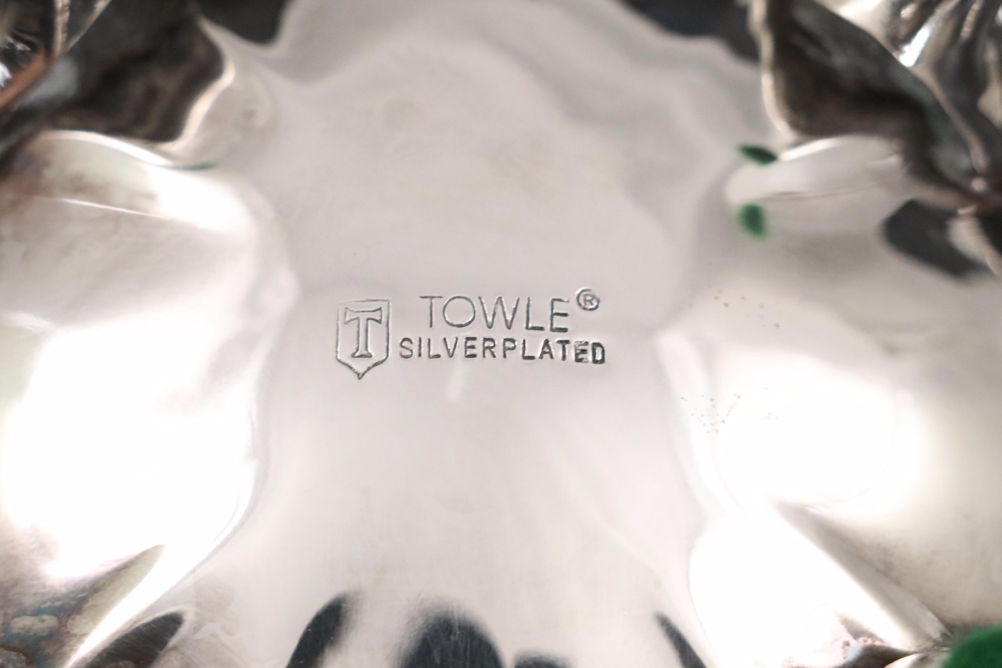 Towle Silver Plate "El Grandee" Tea Set and Other Tableware