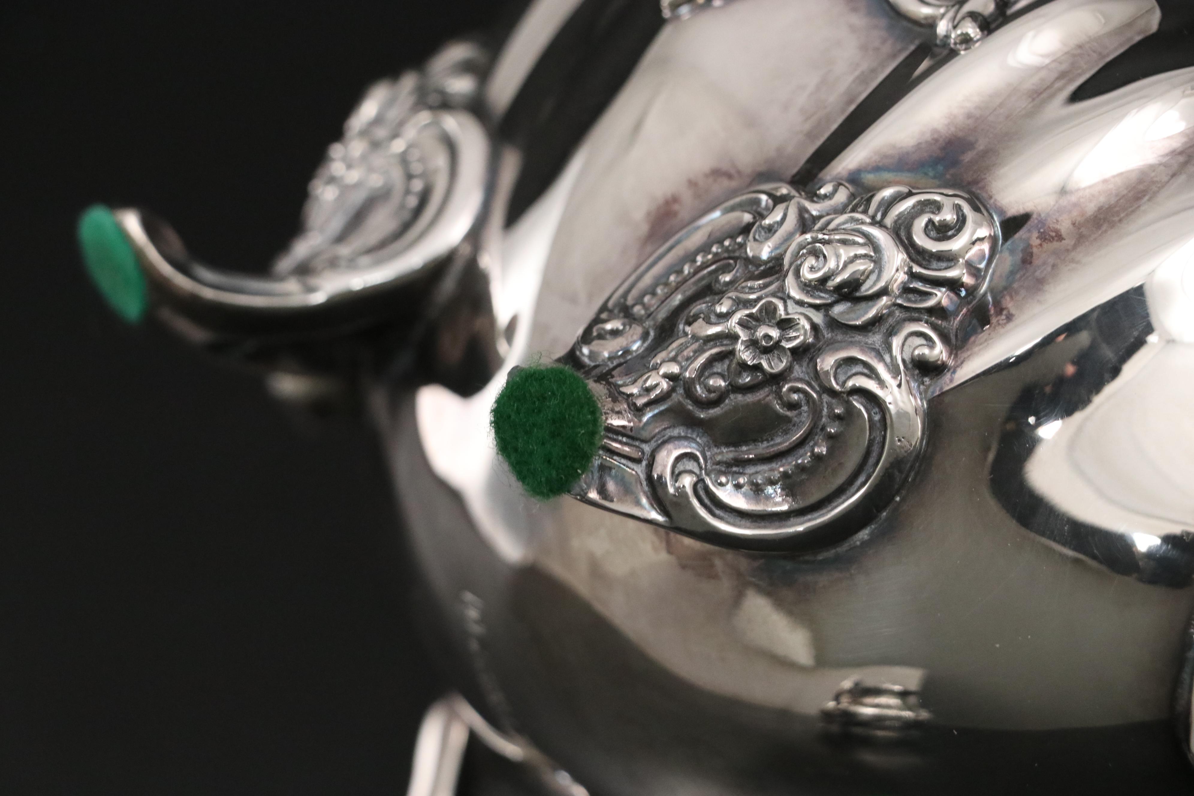 Towle Silver Plate "El Grandee" Tea Set and Other Tableware