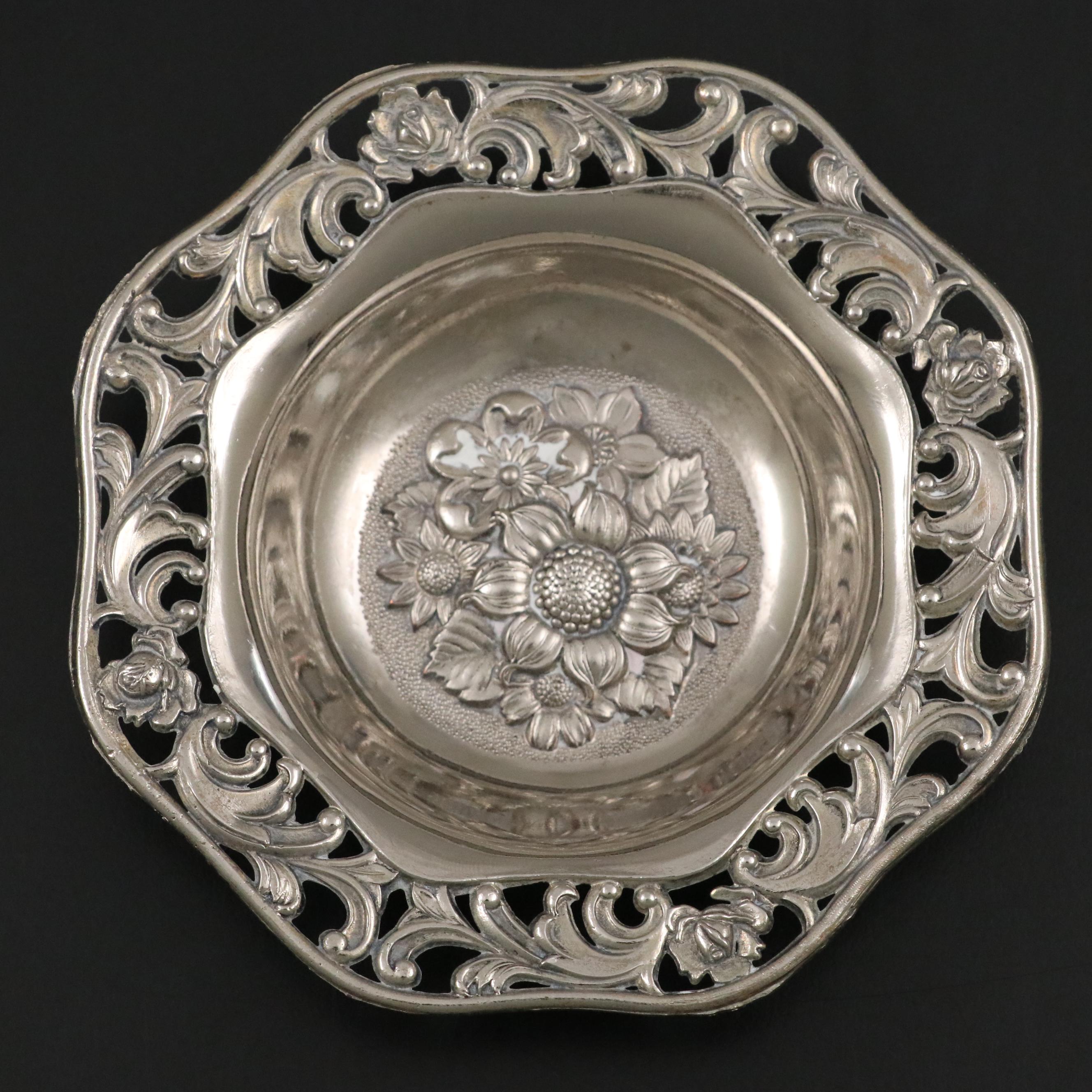 Towle Silver Plate "El Grandee" Tea Set and Other Tableware