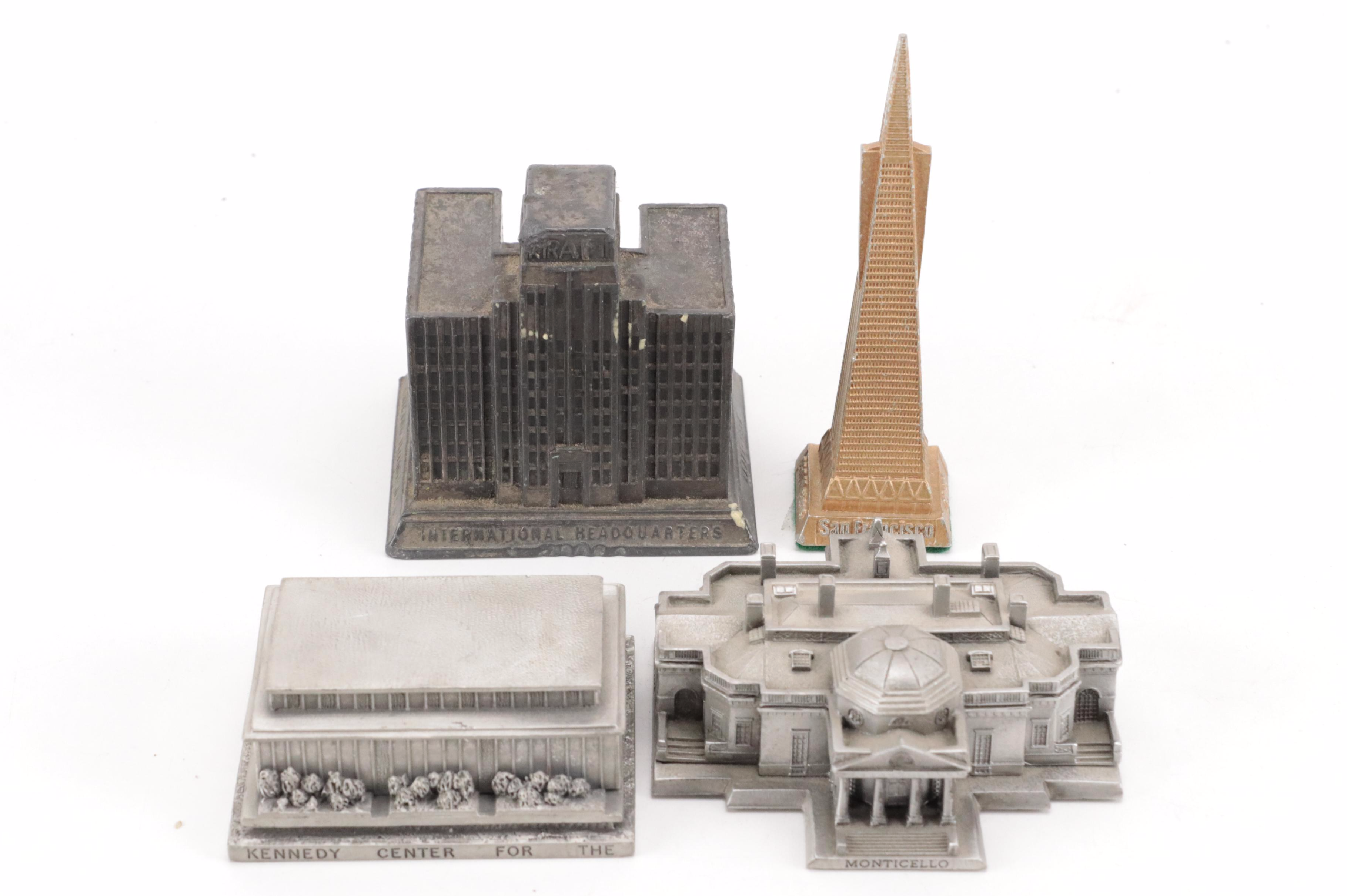 Kraft Chicago Headquarters and Other Metal Architectural Miniatures