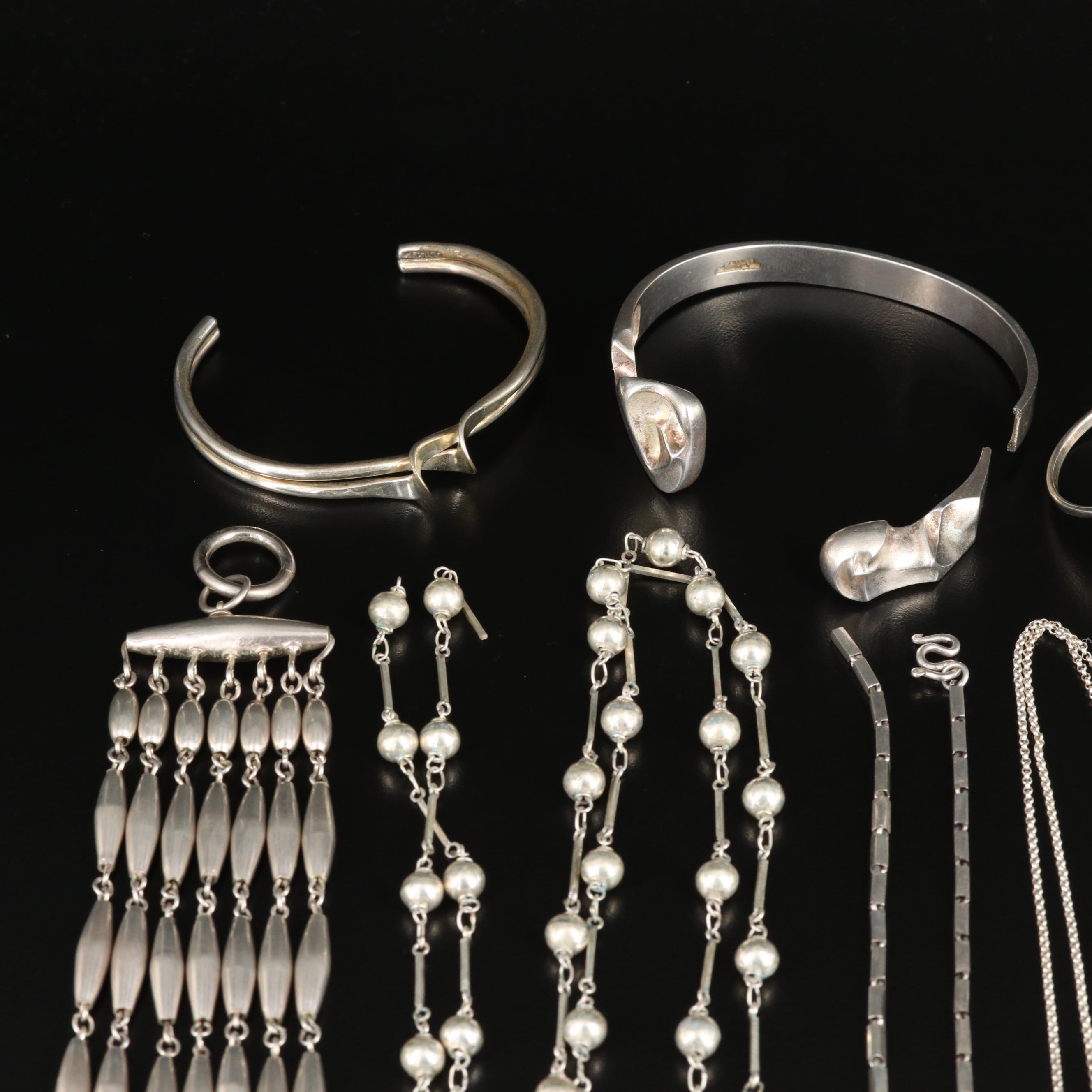 Scrap and Repair Lot Including Sterling, 14K and Scandinavian Lapponia