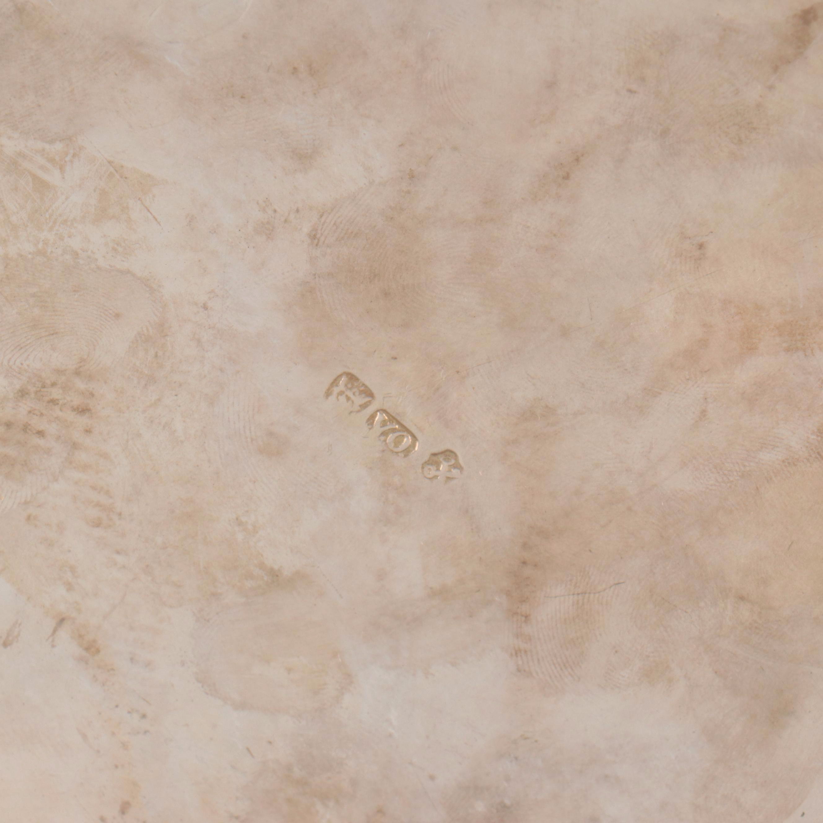 Sheffield Silver Plate Armorial Engraved Crumb Catcher and Centerpiece Bowl