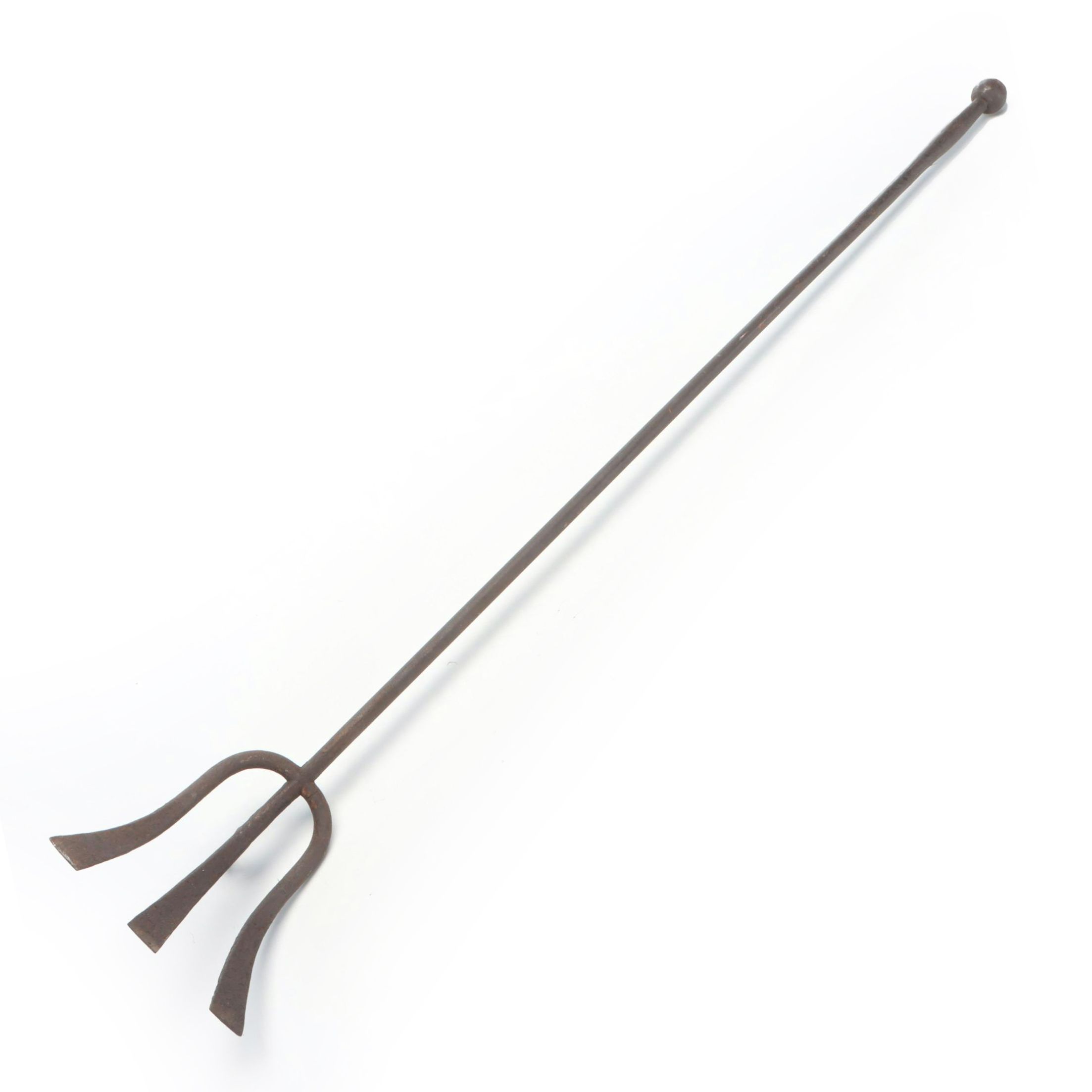 Wrought Iron Fire Log Fork