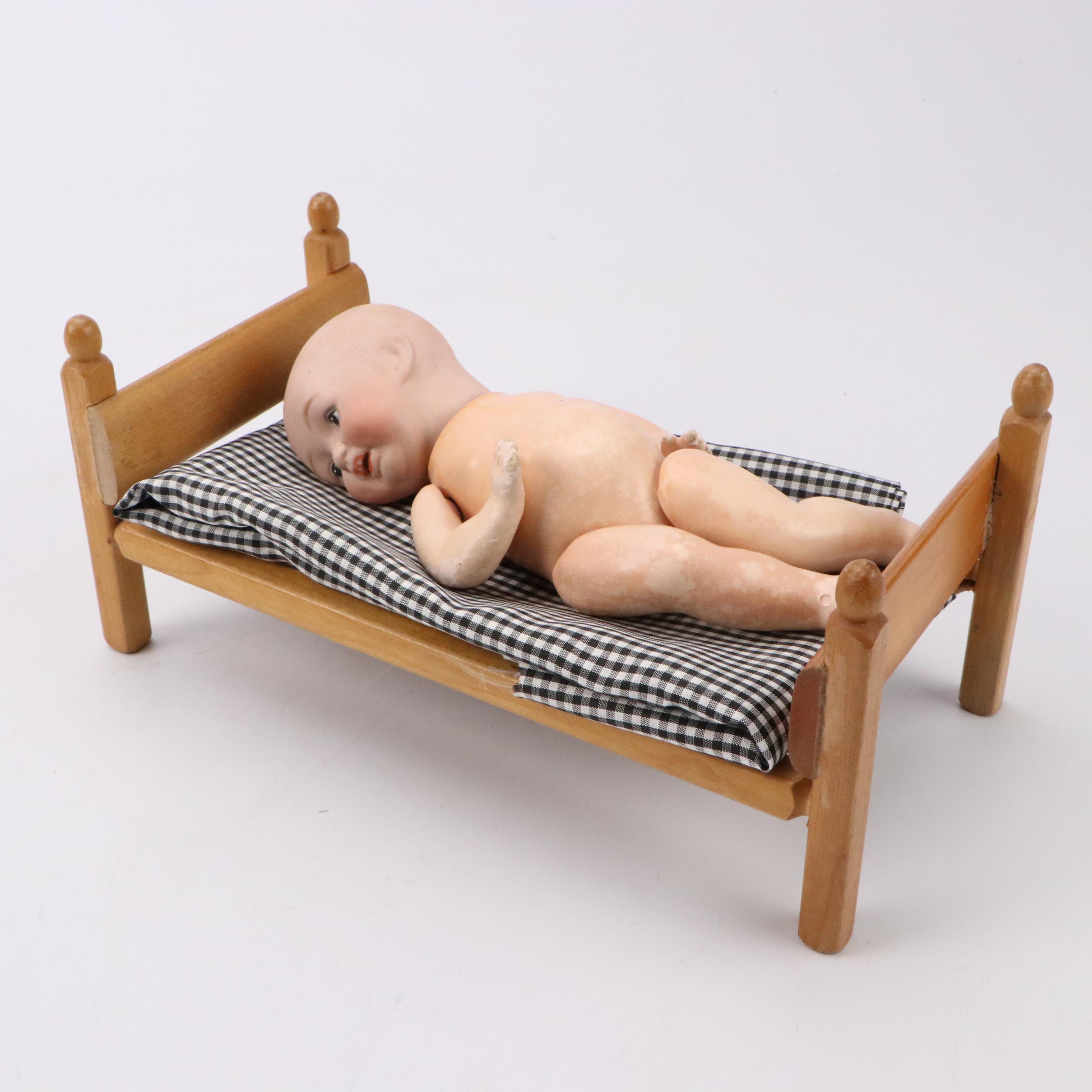 Armand Marseille 390 with Other Bisque Dome Head Character Baby and More