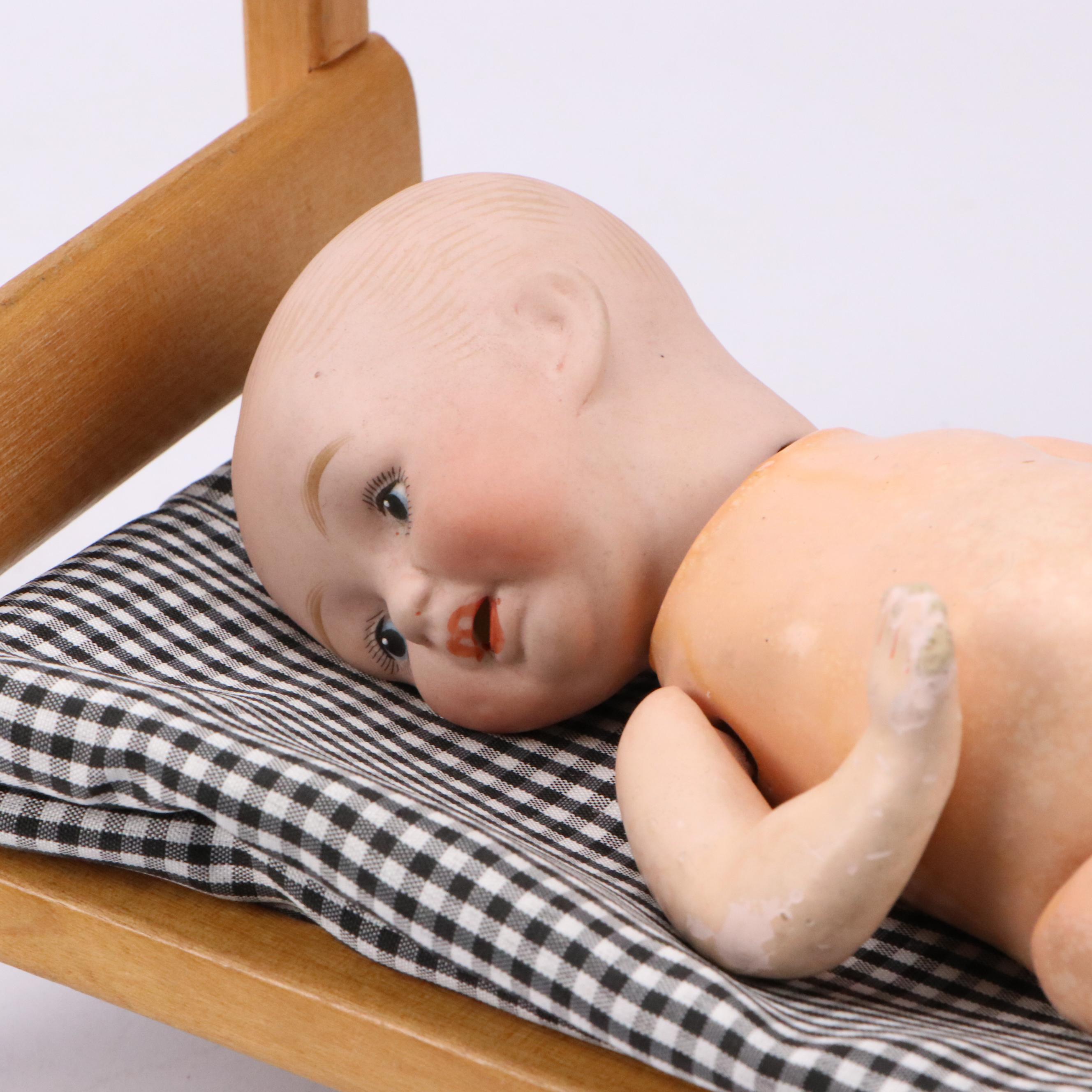 Armand Marseille 390 with Other Bisque Dome Head Character Baby and More